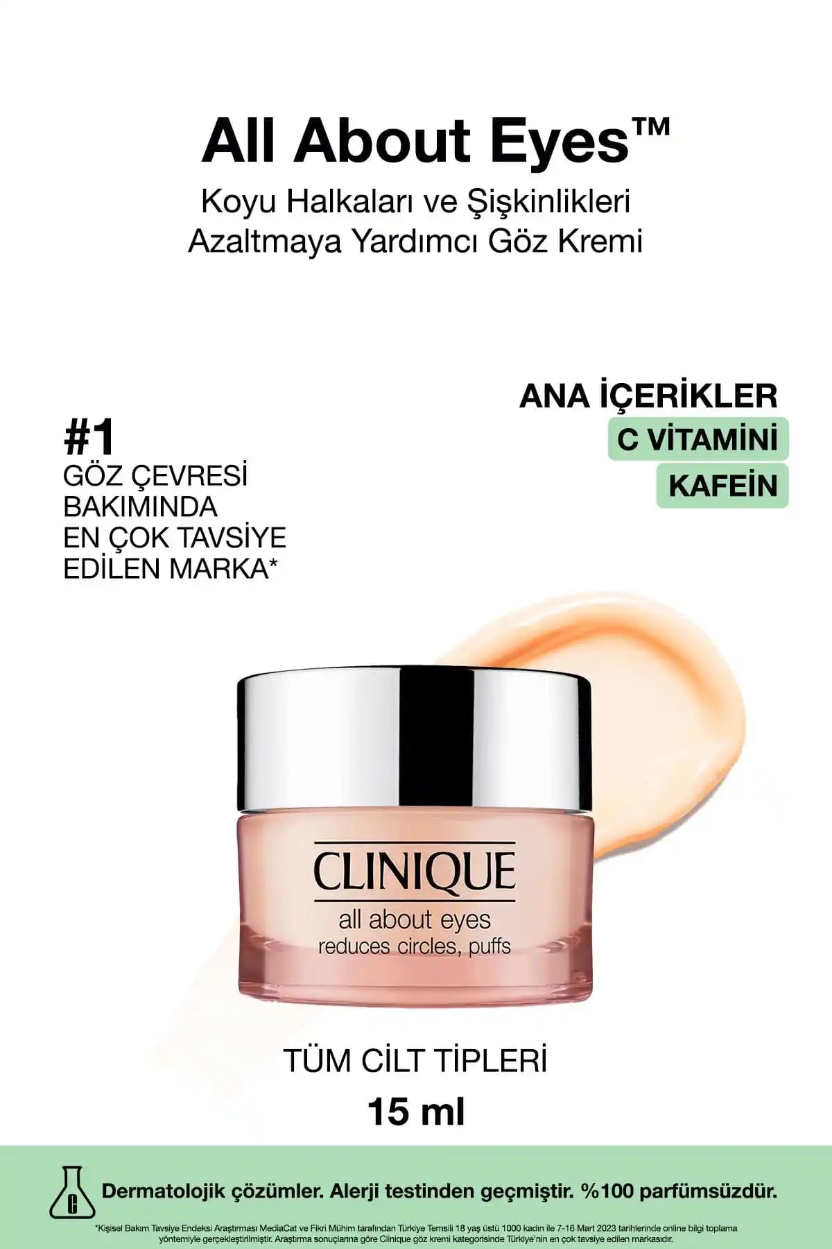 Clinique All About Eyes Göz Çevresi Bakım Kremi Detaylı İnceleme ve Kullanıcı Yorumları