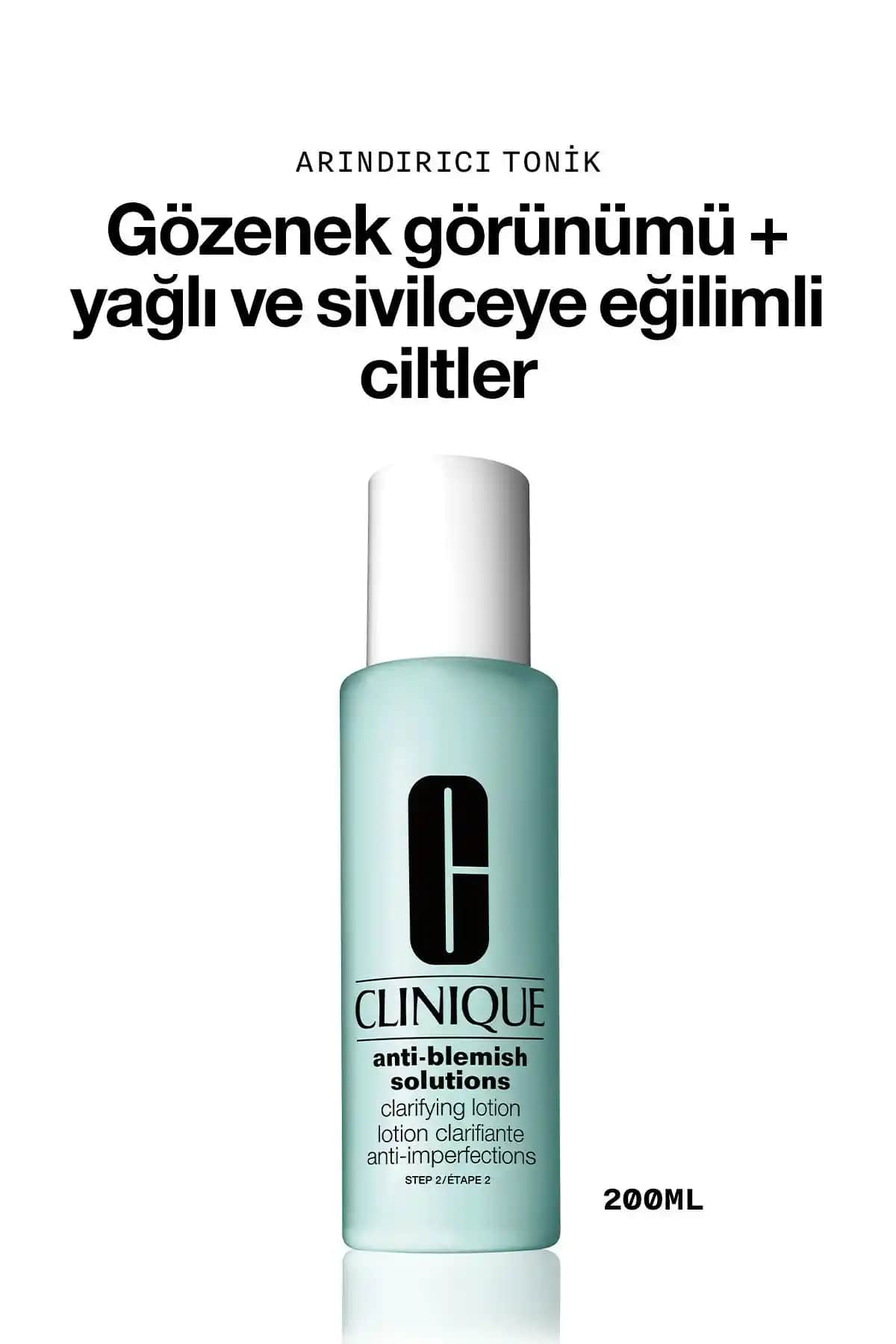 Clinique Anti Blemish Solutions Tonik: Yağlı ve Sivilce Eğilimli Ciltler İçin Derin Temizlik ve Sebum Kontrolü