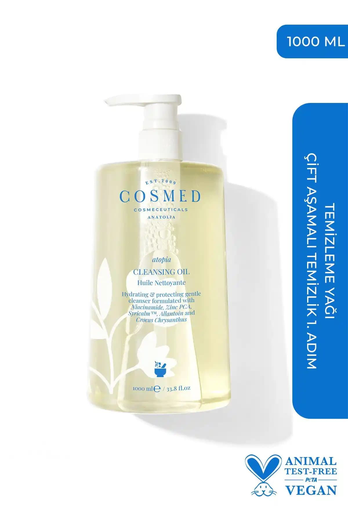 COSMED Atopia Cleansing Oil ile Derinlemesine Temizlik ve Hassas Cilt Bakımı