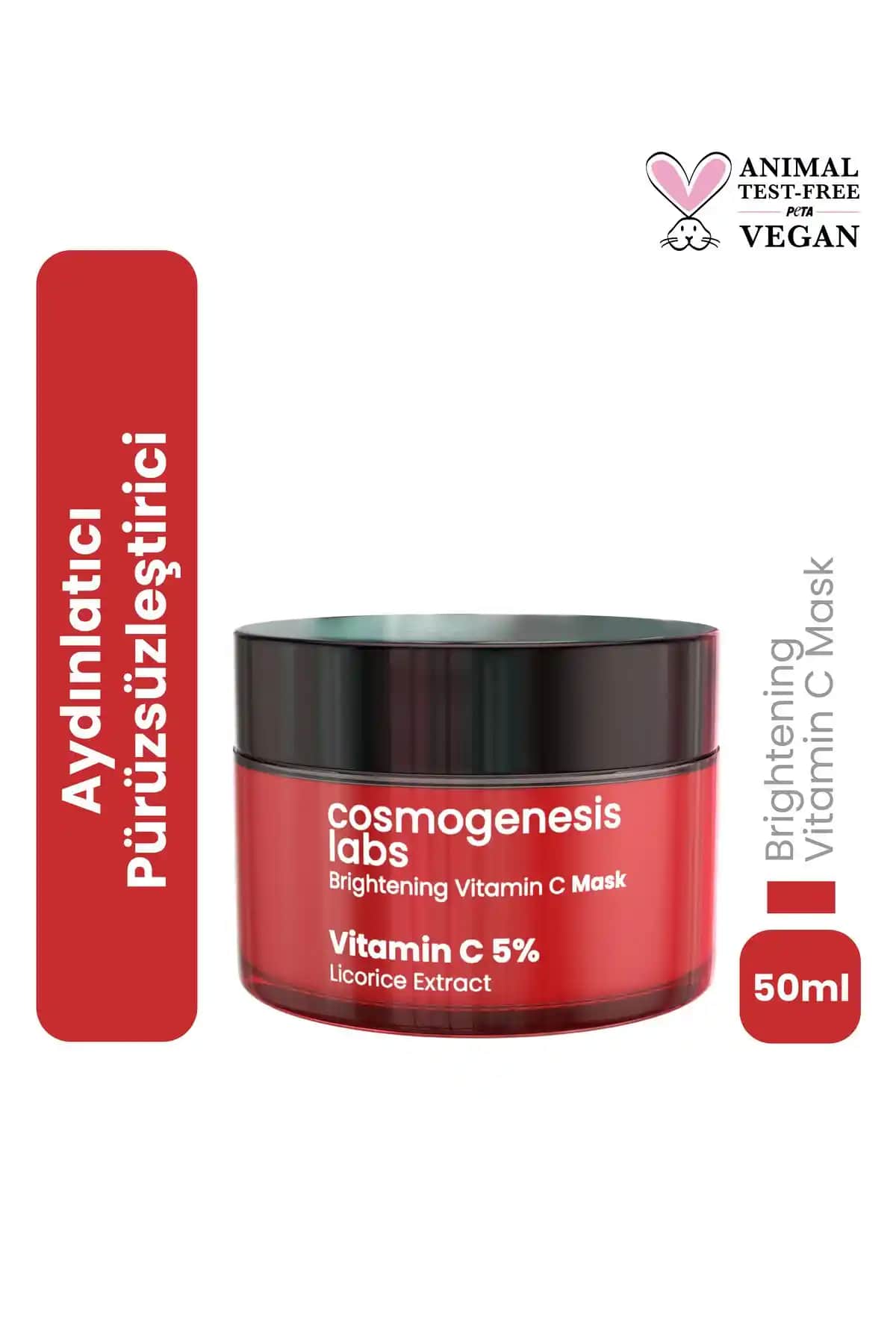 Cosmogenesis Labs %5 Vitamin C Krem Maskesi: Doğal ve Güvenilir Cilt Bakım Çözümü