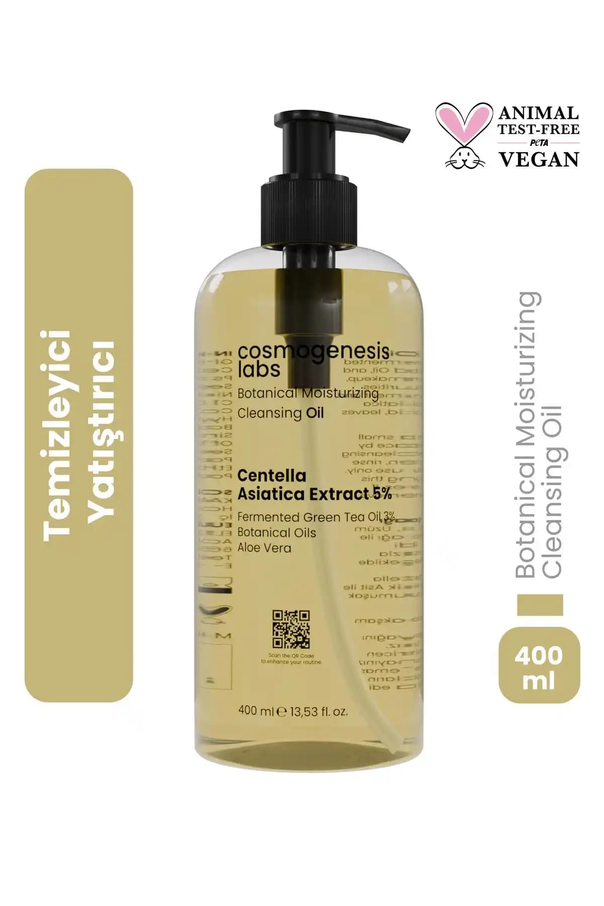 Cosmogenesis Labs Yüz ve Makyaj Temizleme Yağı: Doğal ve Vegan İçeriklerle Hassas Ciltler İçin