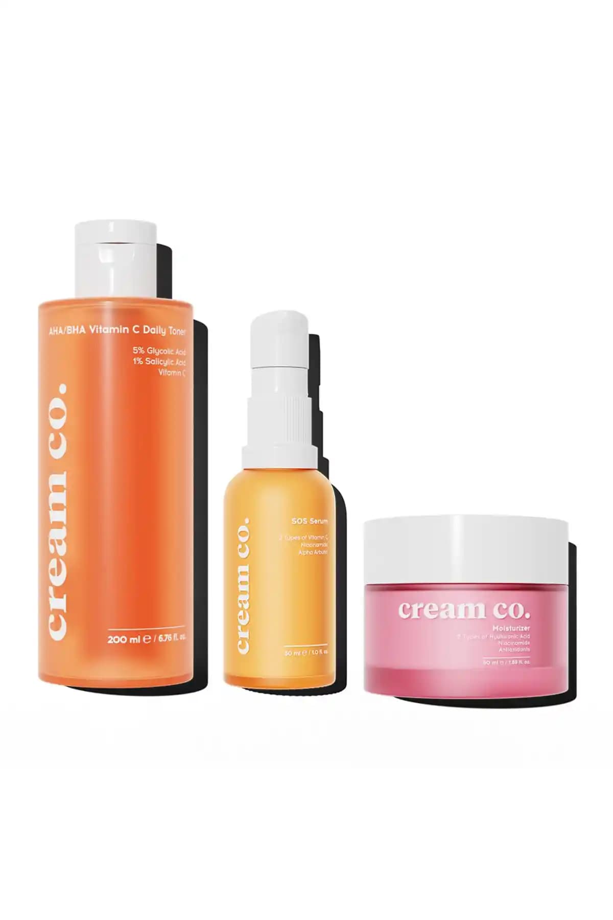 Cream Co. Aydınlatıcı ve Nemlendirici Bakım Setiyle Sağlıklı Ciltye Ulaşın