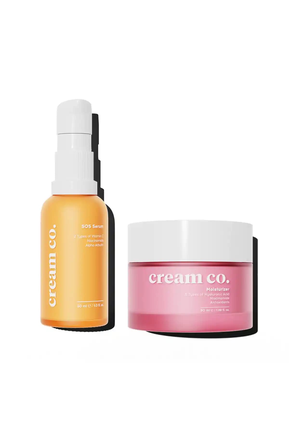Cream Co. Leke Karşıtı Cilt Tonu Eşitleyici ve Nemlendirici Seti - Güçlü Cilt Bakımı Çözümü
