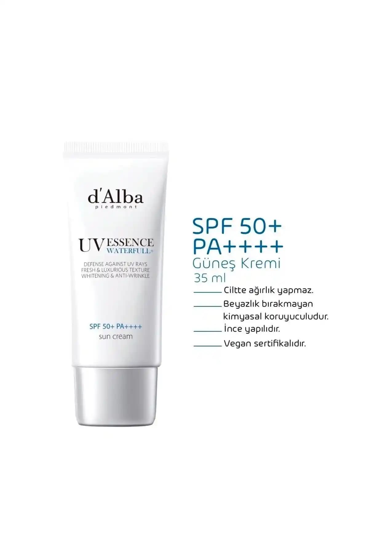 Dalba Waterful Essence Sun Cream: Yüksek Koruma ve Hafiflik Sunan Güneş Kremi