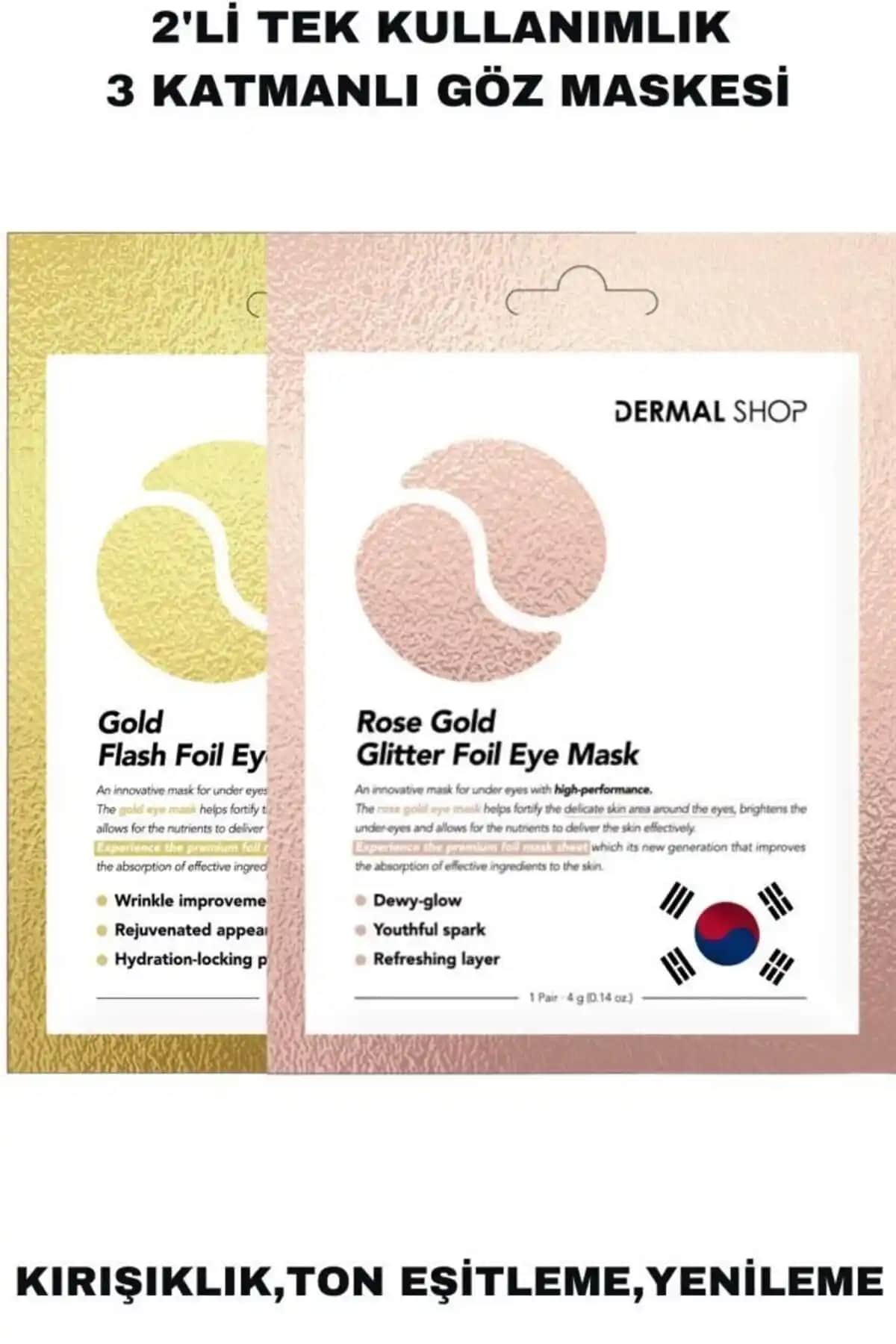 Dermal 3 Katmanlı Flash Foil Göz Maskesi ile Göz Çevresi Bakımında Yenilikçi Çözüm