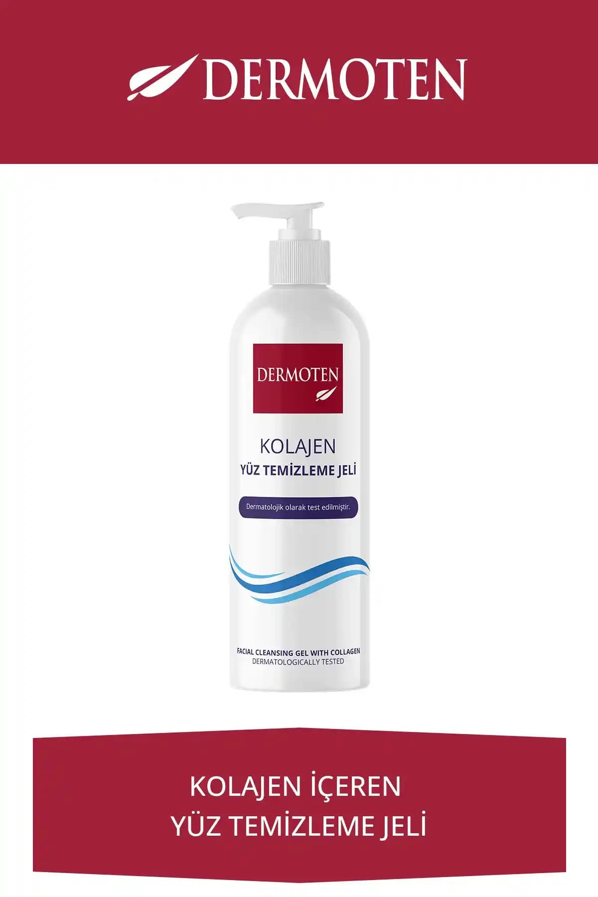 Dermoten Kolajen İçerikli Yüz Temizleme Jeli: Hassas Ciltler İçin Doğal Bakım Çözümü