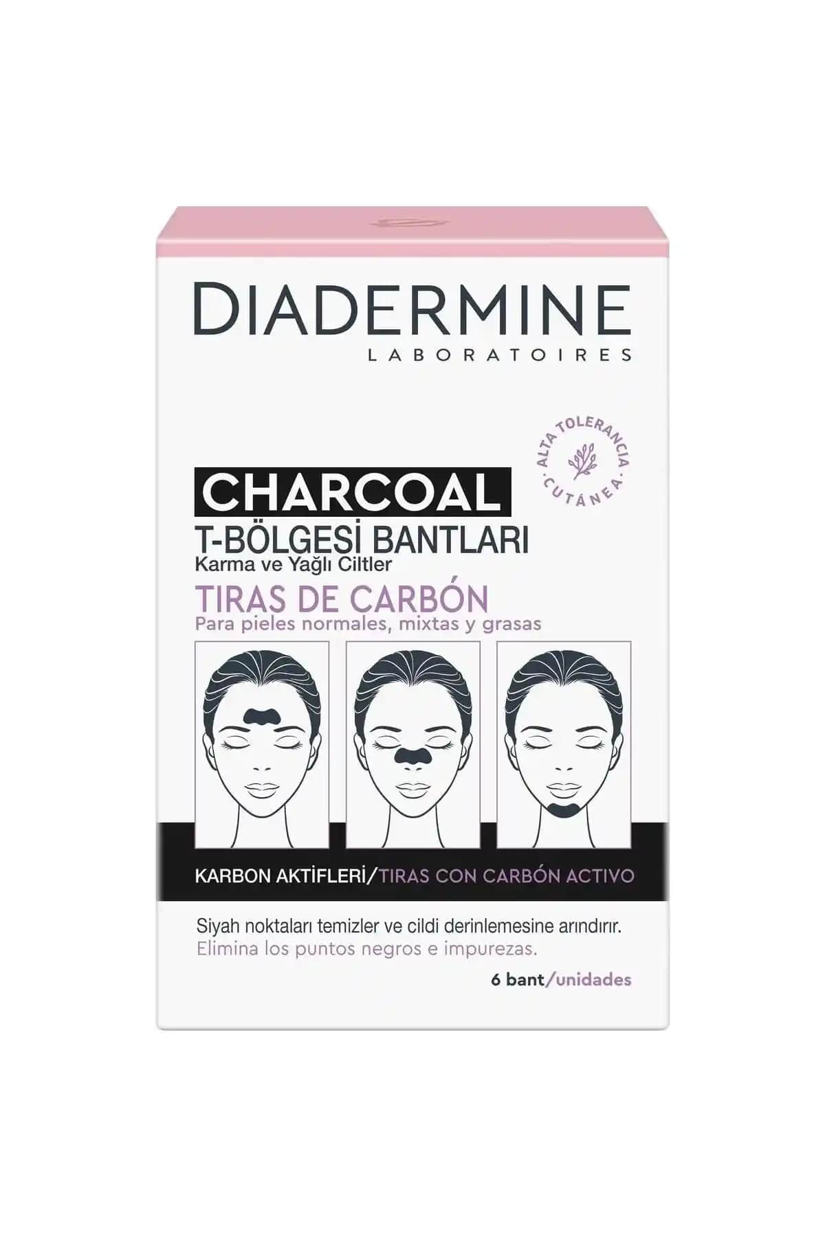 Diadermine Kömür T-bölgesi Bantları Siyah Noktalarla Mücadelede Etkili Çözüm