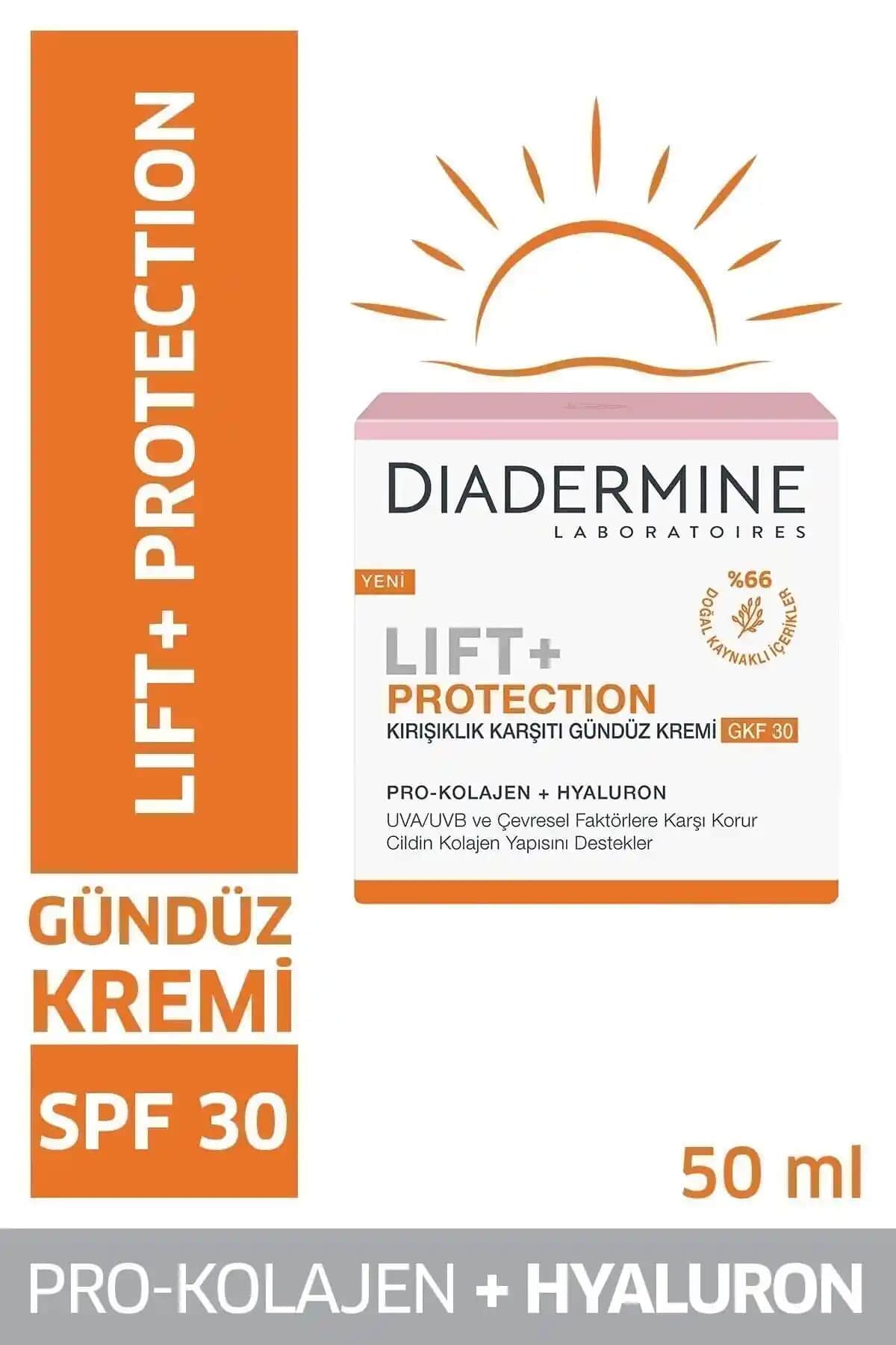Diadermine Lift Sıkılaştırıcı ve Güneş Koruyucu SPF 30 Cilt Bakım Kremi Özellikleri ve Kullanımı