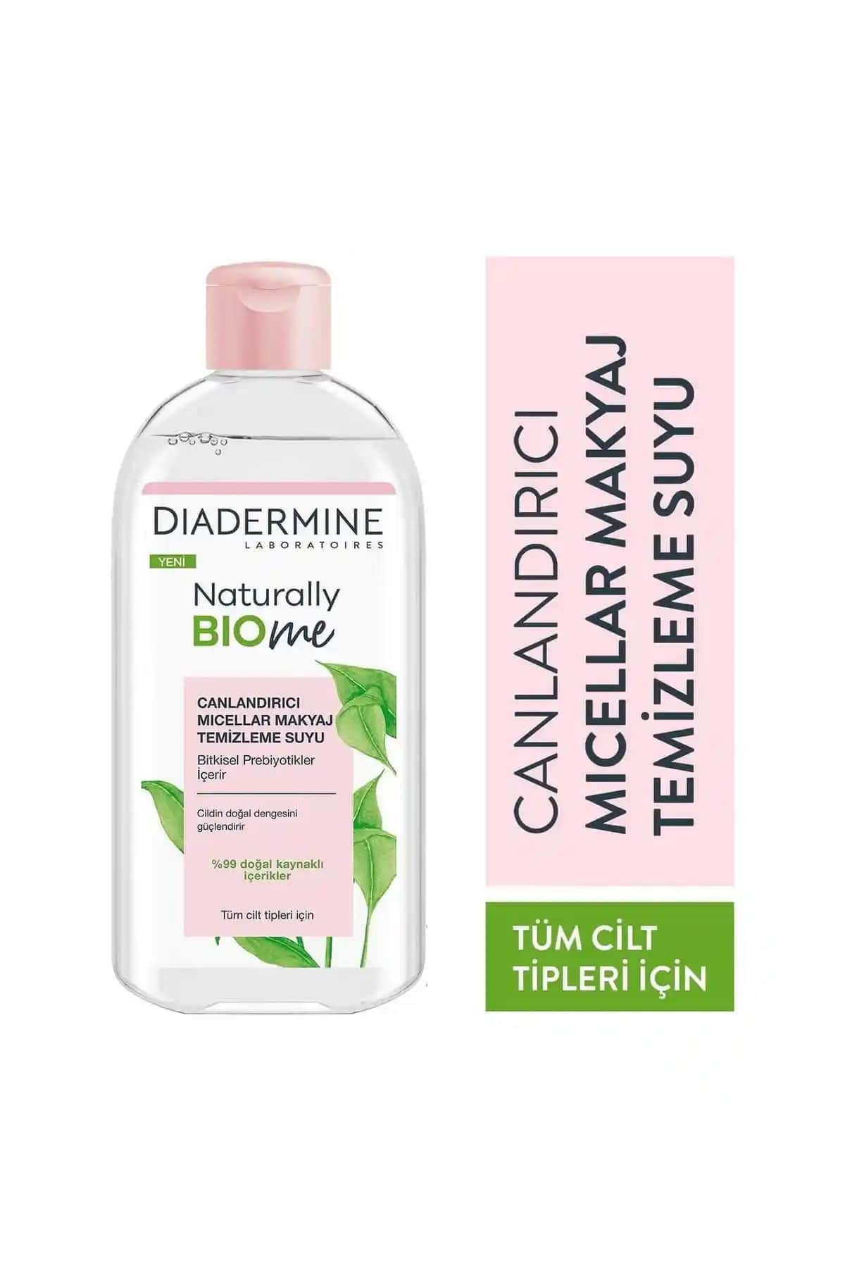 Diadermine Naturally Bio Me Canlandırıcı Micellar Makyaj Temizleme Suyu Özellikleri ve Kullanımı