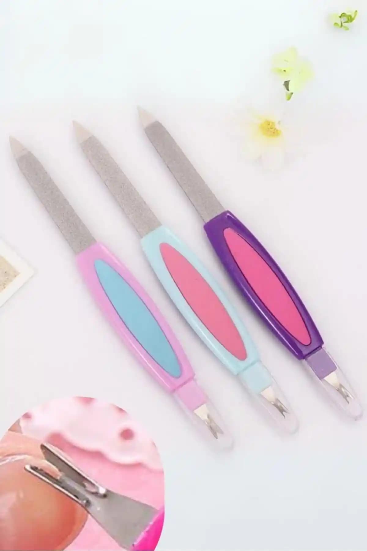 Diloshtrend Kadın 3'lü Tırnak Törpüsü Seti: Çok Fonksiyonlu ve Taşınabilir Tırnak Bakım Çözümü