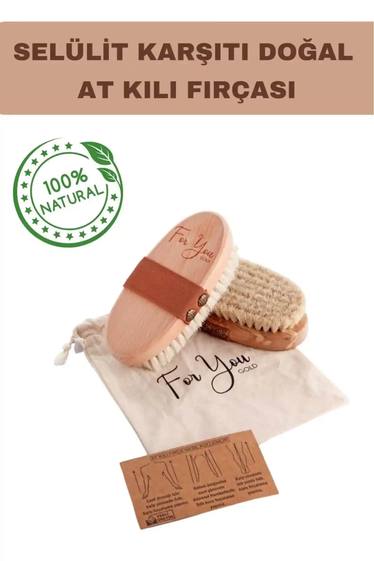 Doğal At Kılı Selülit Fırçası: Cilt Sağlığı ve Selülit Azaltıcı Özellikler