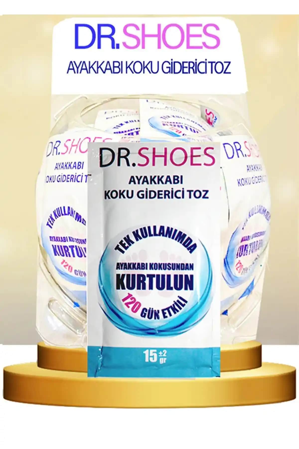 Dr. Shoes 10 Adet Ayak ve Ayakkabı Koku Giderici Tozları Güvenilir ve Etkili Çözüm