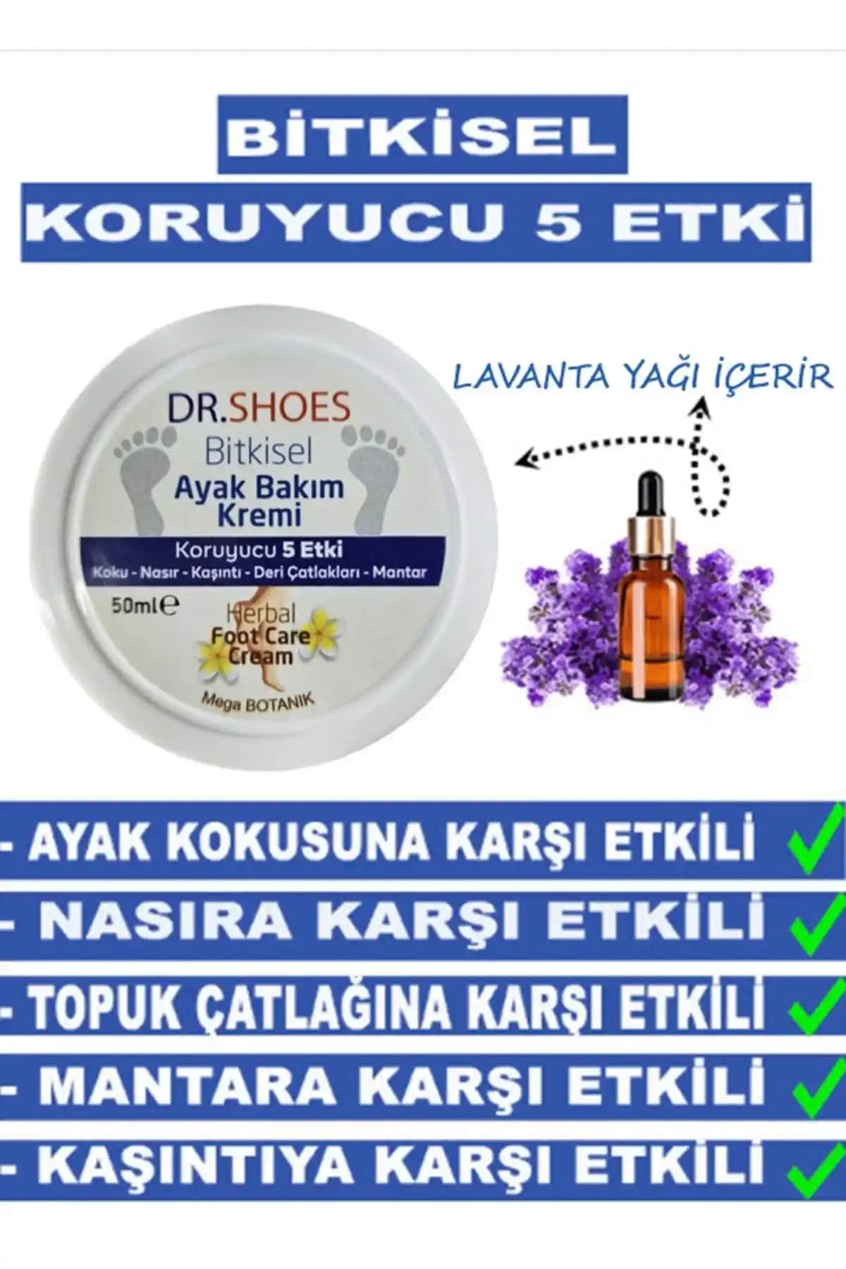 DR. SHOES Bitkisel Ayak Bakım Kremi ile Doğal ve Güvenilir Ayak Sağlığı Çözümü