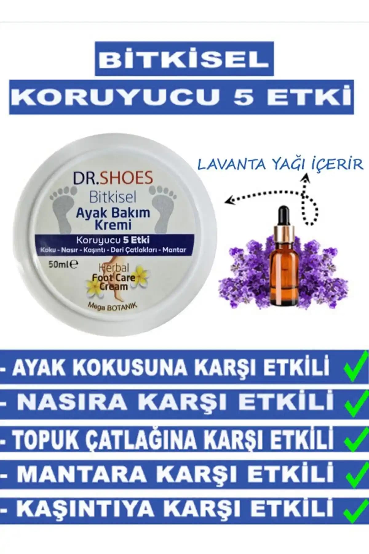 DR. SHOES Bitkisel Ayak Bakım Kremi ile Doğal ve Güvenilir Ayak Sağlığı Çözümü