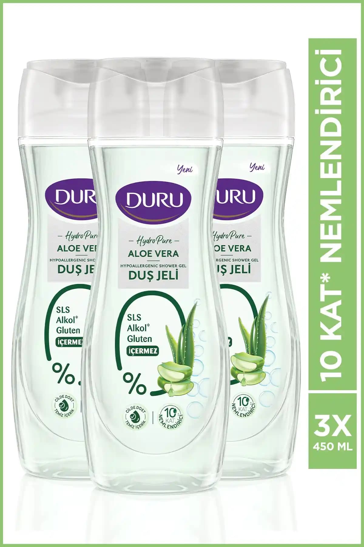 Duru Hydro Pure Aloe Vera Duş Jeli: Doğal İçeriklerle Hassas Ciltlere Uygun Temizlik Ürünü