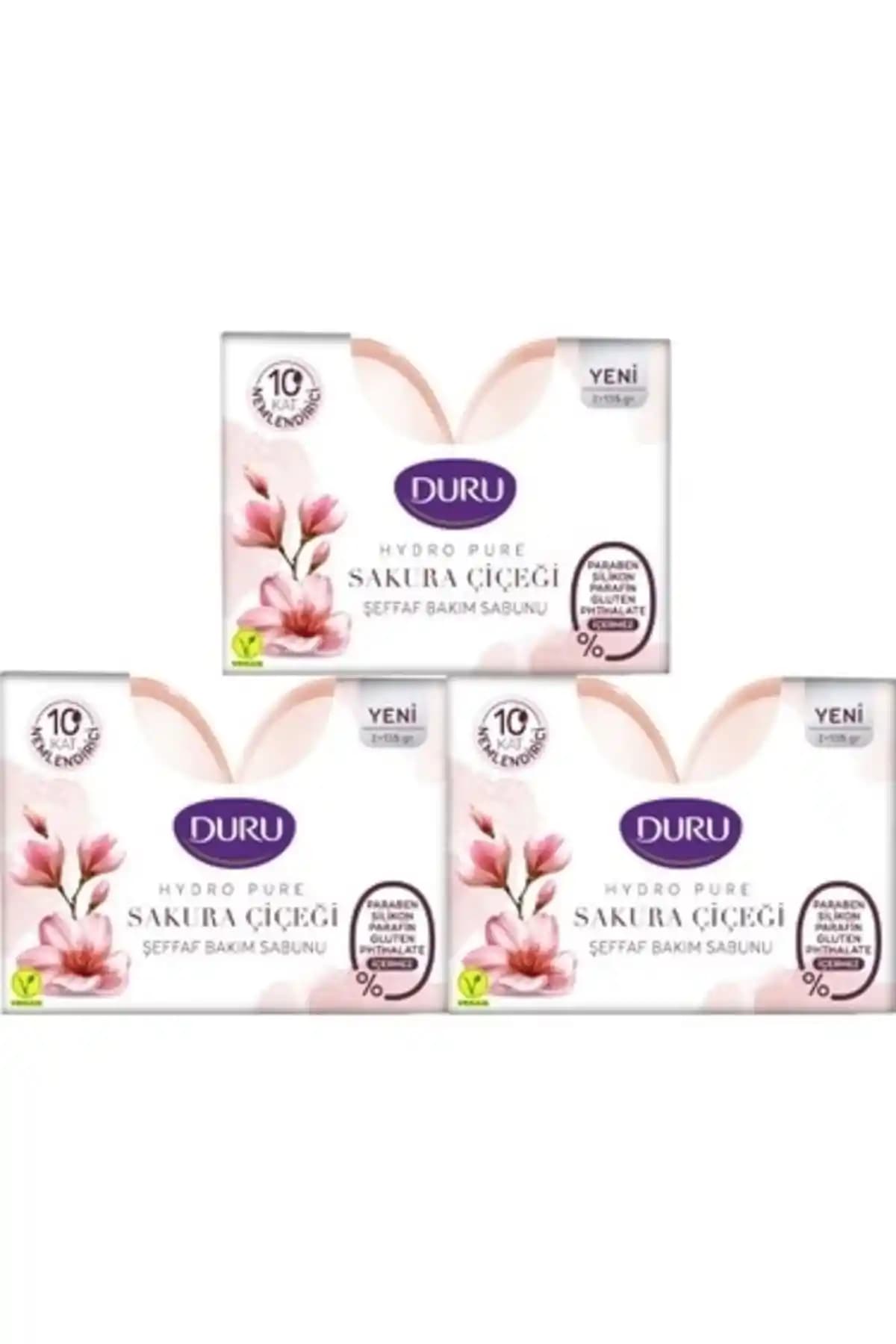 Duru Hydro Pure Sakura Çiçeği Sabunları: Doğal Temizlik ve Hoş Koku Deneyimi