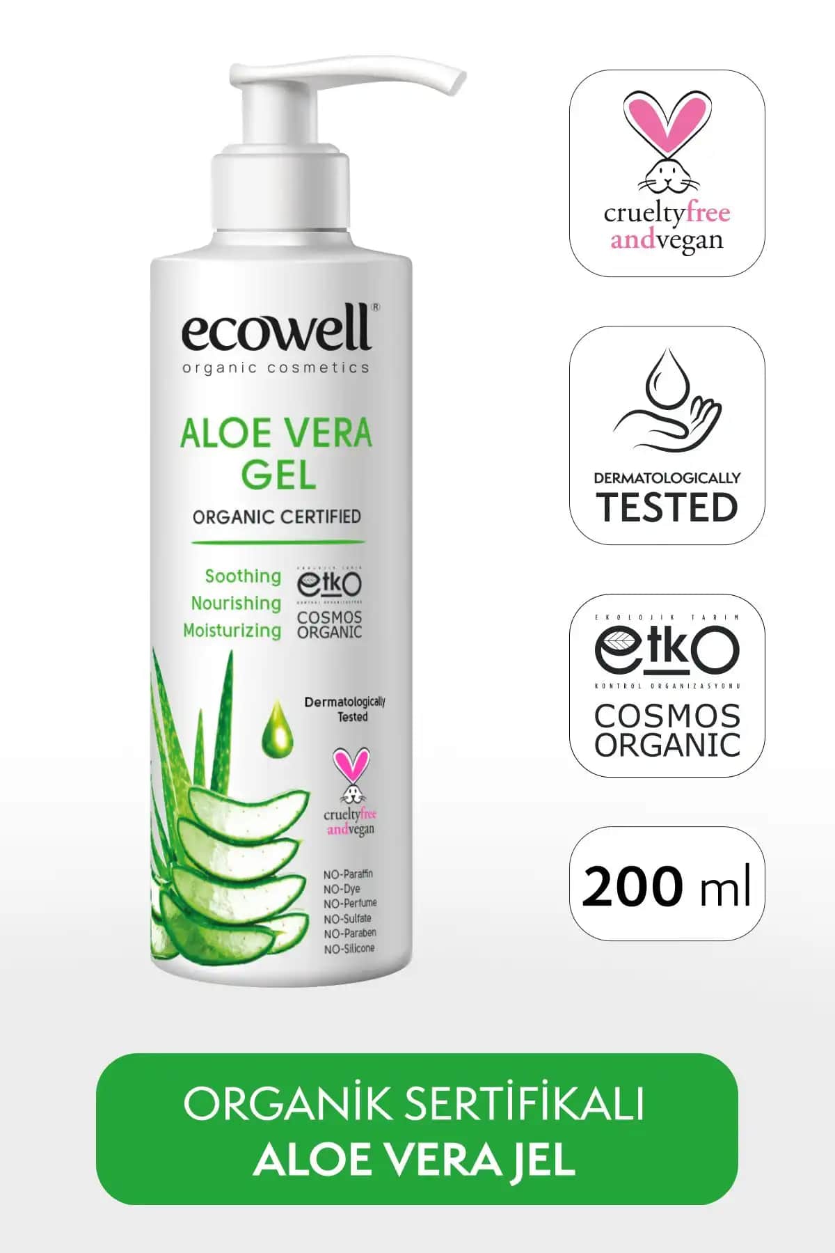 2025'te Ecowell Organik Aloe Vera Jel ile Cildinizde Doğal Devrim