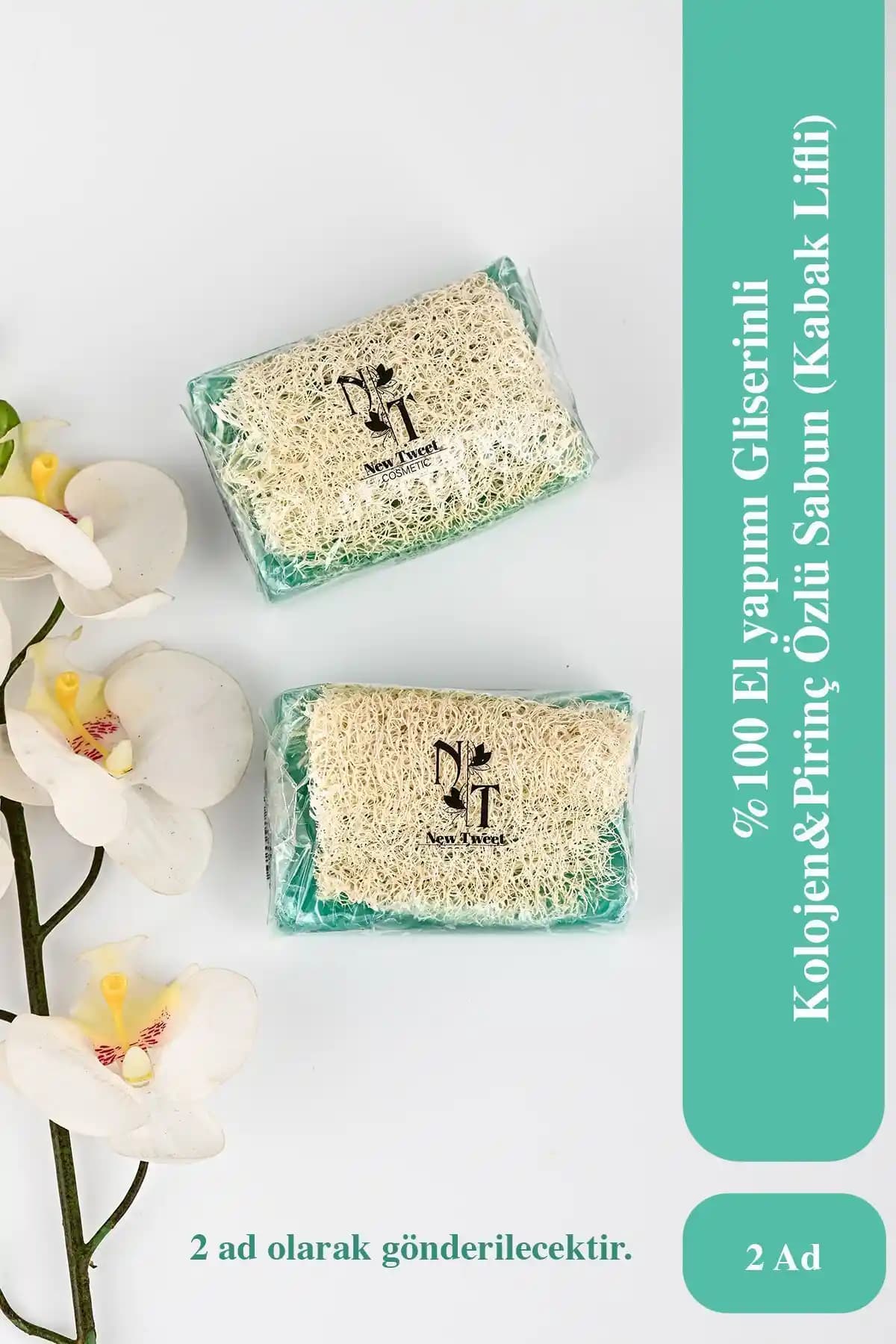 El Yapımı Kabak Lifli Pirinç Kolajen Özlü Sabunlar Cilt Sağlığı ve Güzelliği İçin Güvenli Tercih