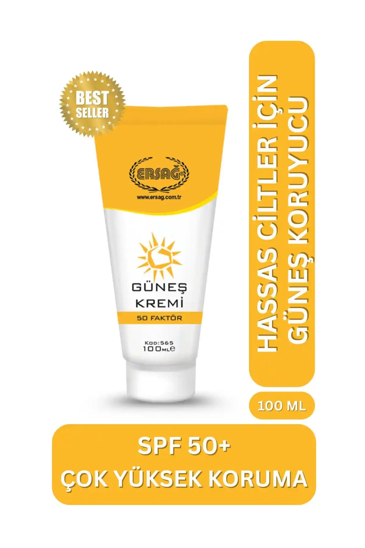 Ersağ Güneş Kremi 50 Faktör: Yüksek Koruma ve Doğal İçerik ile Güvenilir Güneş Koruyucu
