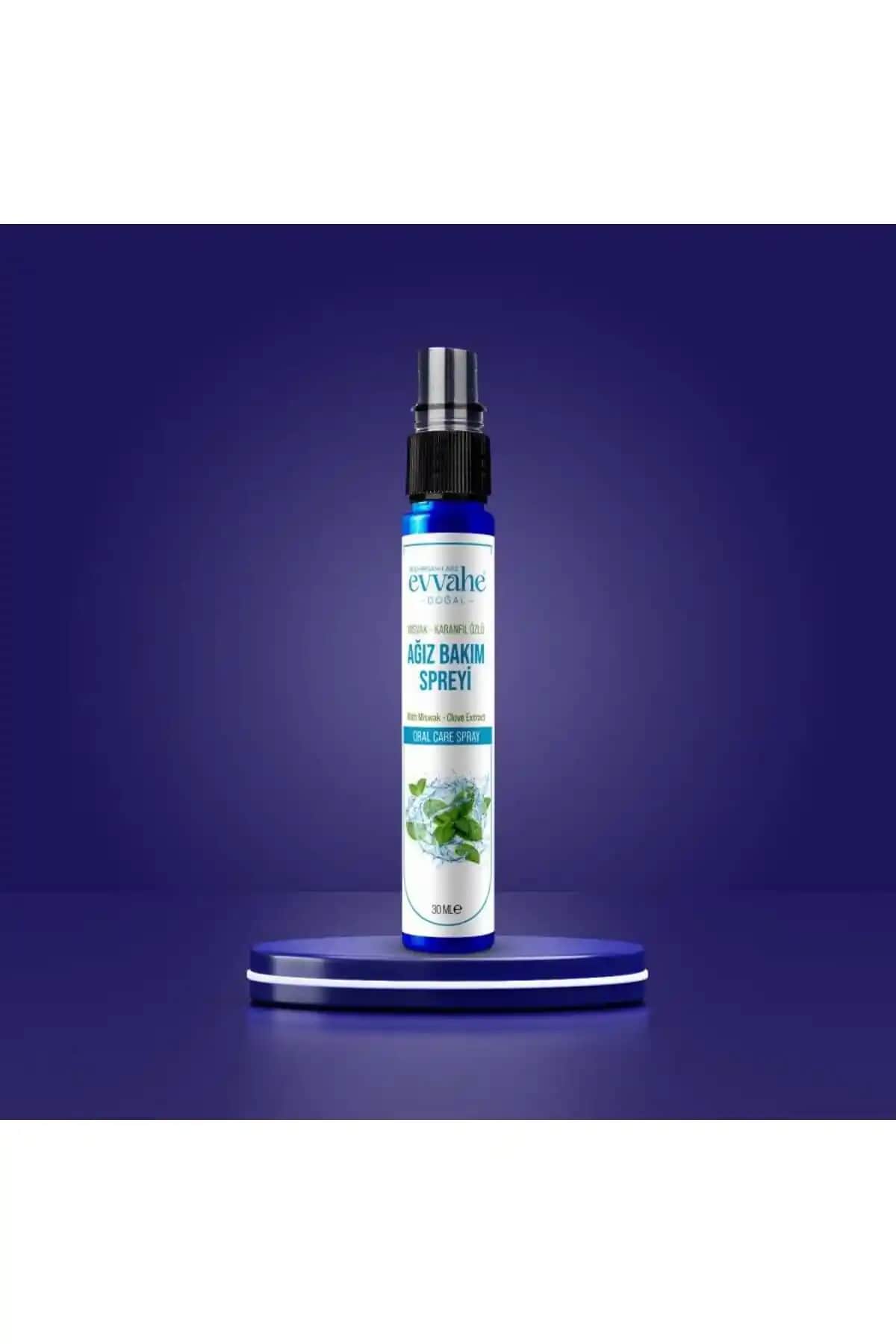 EVVAHE Doğal Misvak Karanfil Özlü Ağız Bakım Spreyi 30 Ml - Doğallık ve Ferahlık Bir Arada