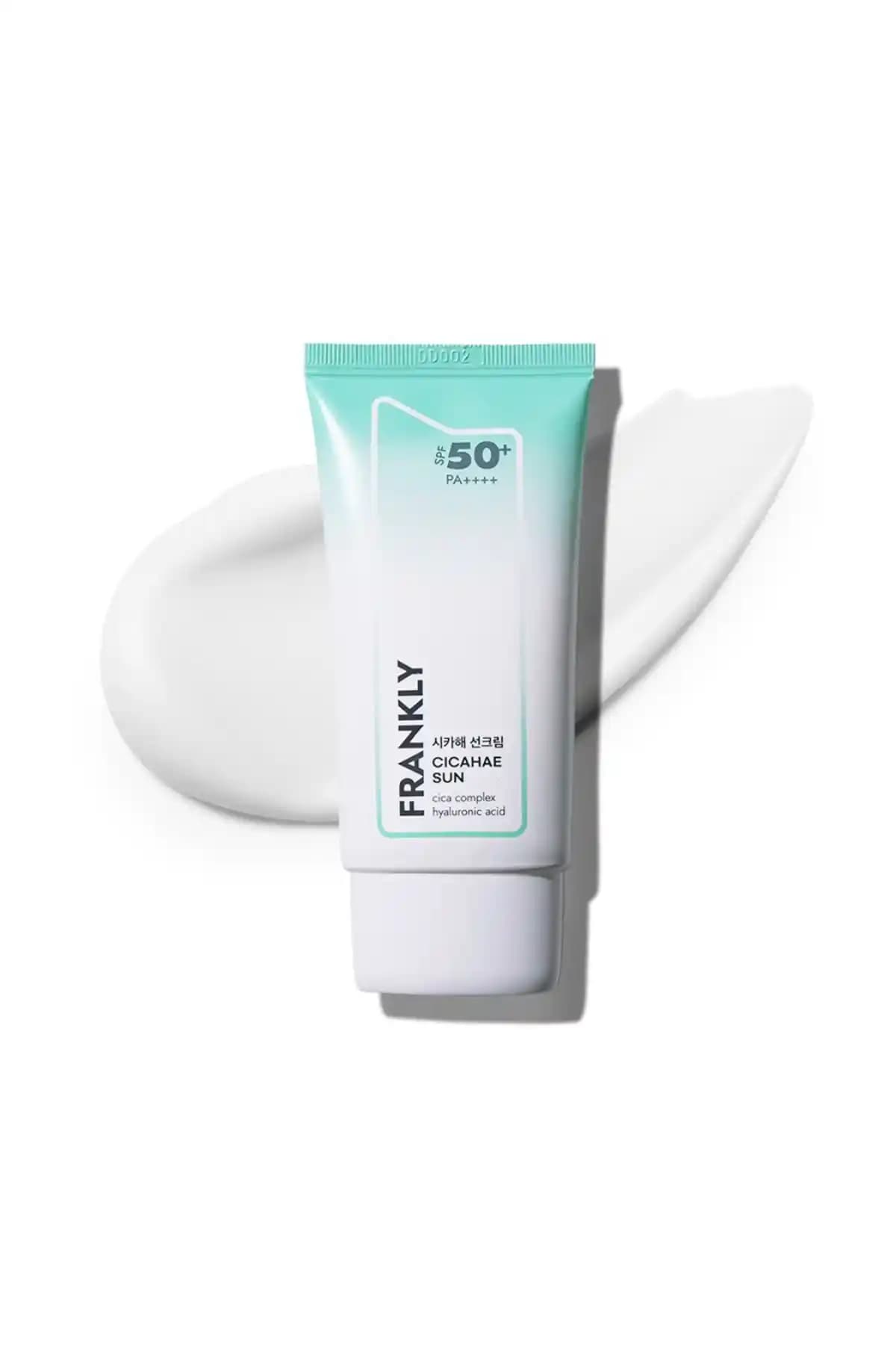 Frankly Centella Asiatica İçeren Yüksek Koruma Sağlayan Güneş Kremi SPF50+ PA++++