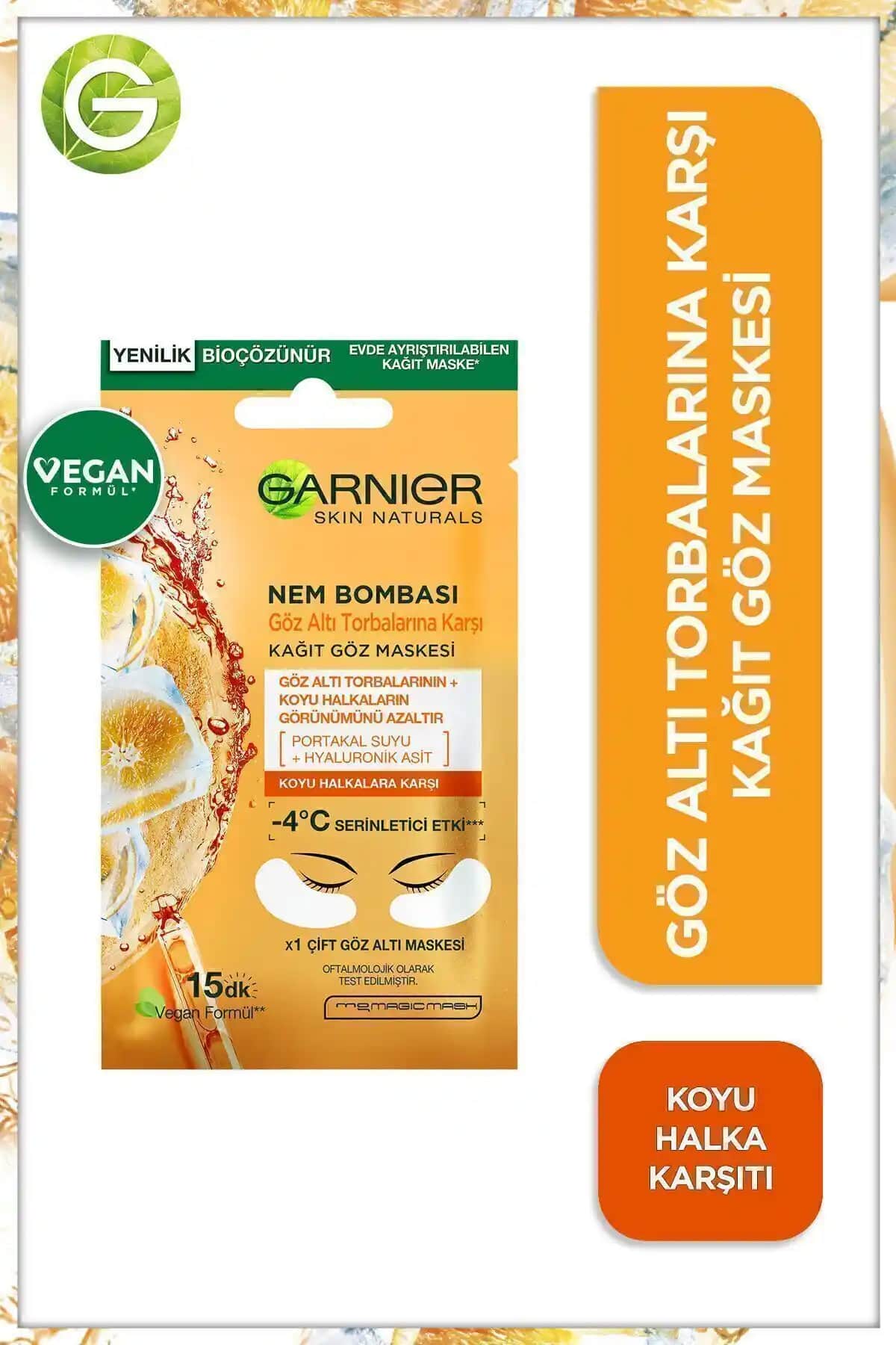 Garnier Nem Bombası Göz Altı Maskesi İncelemesi ve Kullanım Rehberi