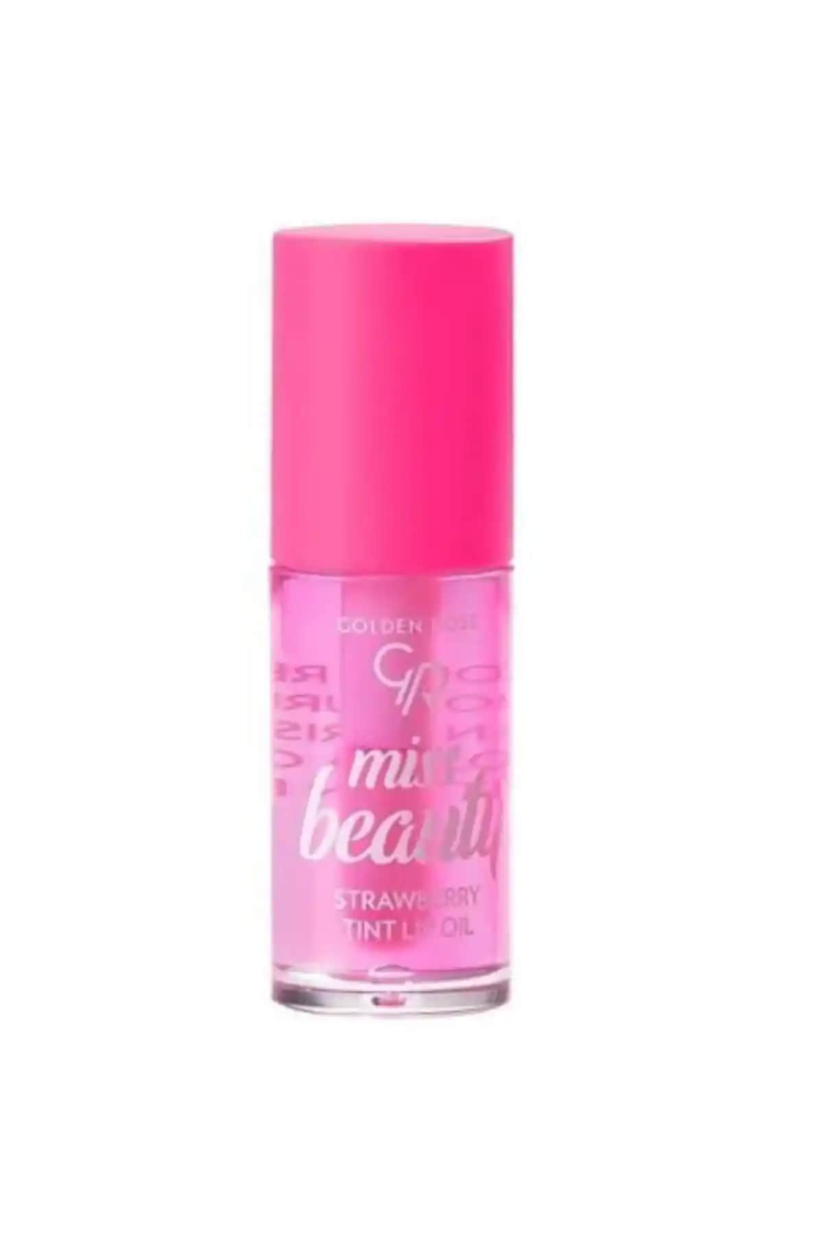 Golden Rose Miss Beauty Tint Lip Oil No 01 Strawberry: Doğal ve Nemlendirici Dudak Bakımı