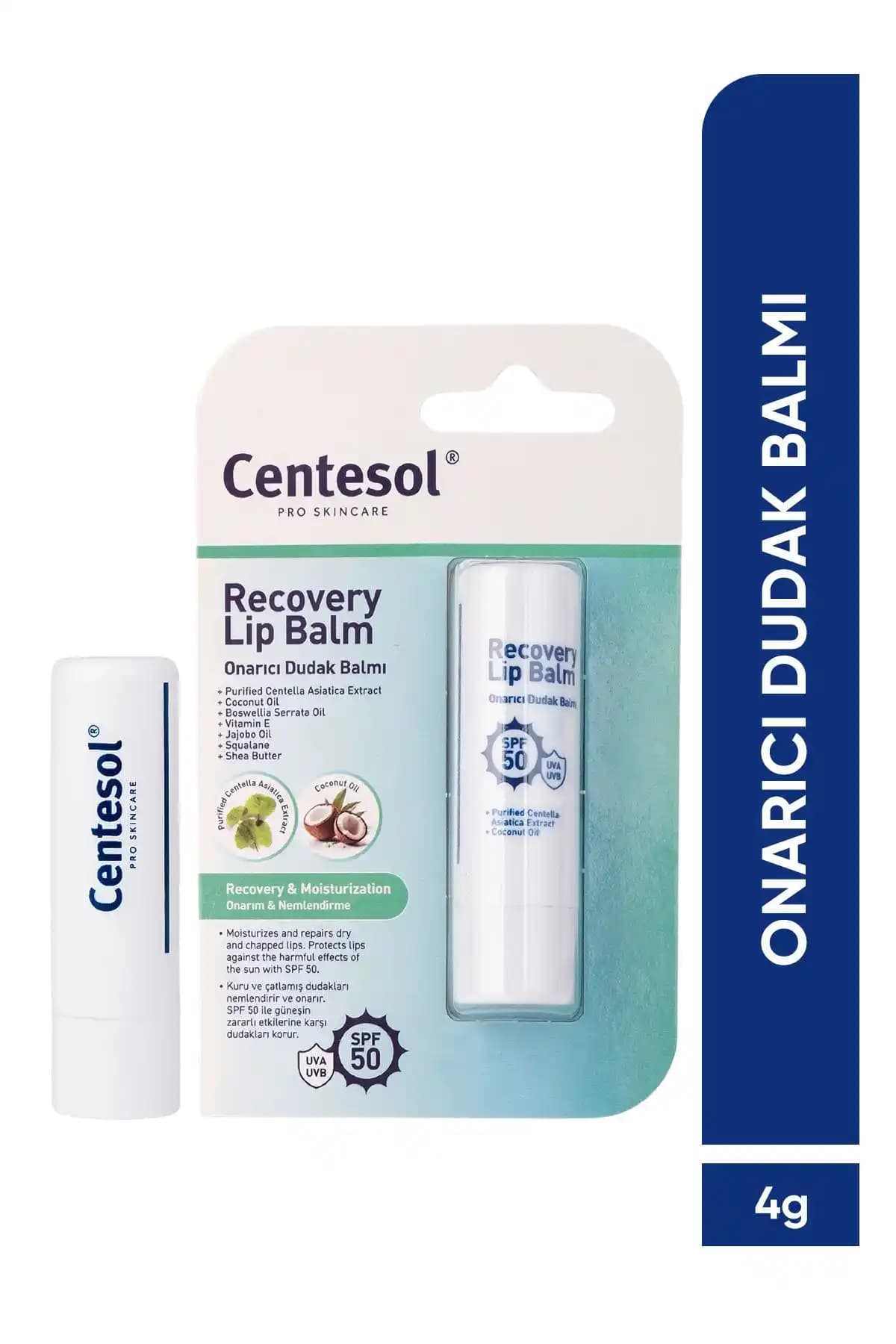 Görkito Centesol Onarıcı Nemlendirici Dudak Balmı SPF 50+ ile Sağlıklı ve Korunaklı Dudaklar