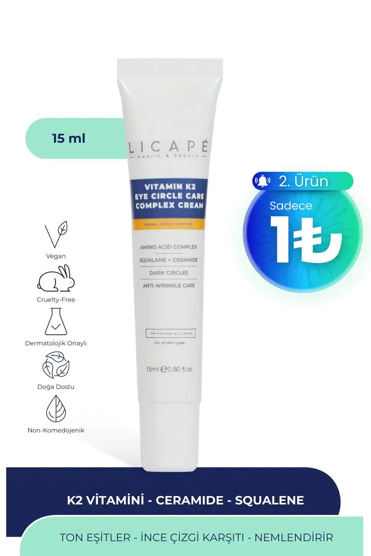 Göz Çevresi Bakımında Licape Vitamin K2 ve NIVEA Q10 Kırışıklık Karşıtı Kremlerinin Karşılaştırması