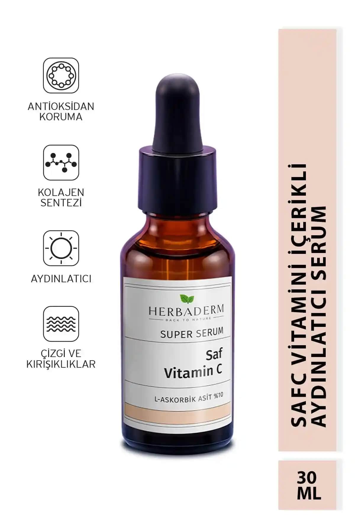 Herbaderm C Vitamin Serumu: Cilt Yenileme ve Parlaklık Artırıcı Etkili Formül