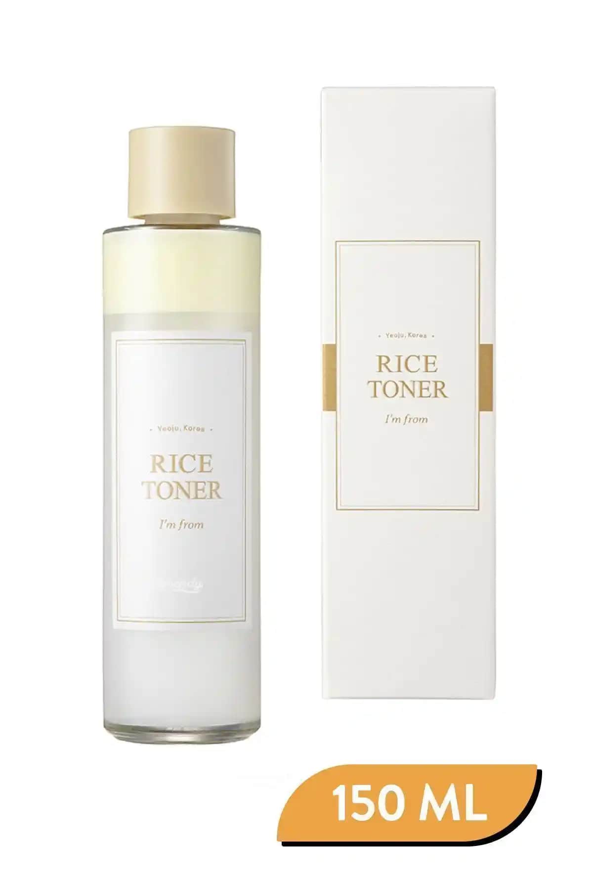I'm From Rice Toner Kore menşeli doğal ve etkili cilt tonikleri arasında öne çıkan ürün