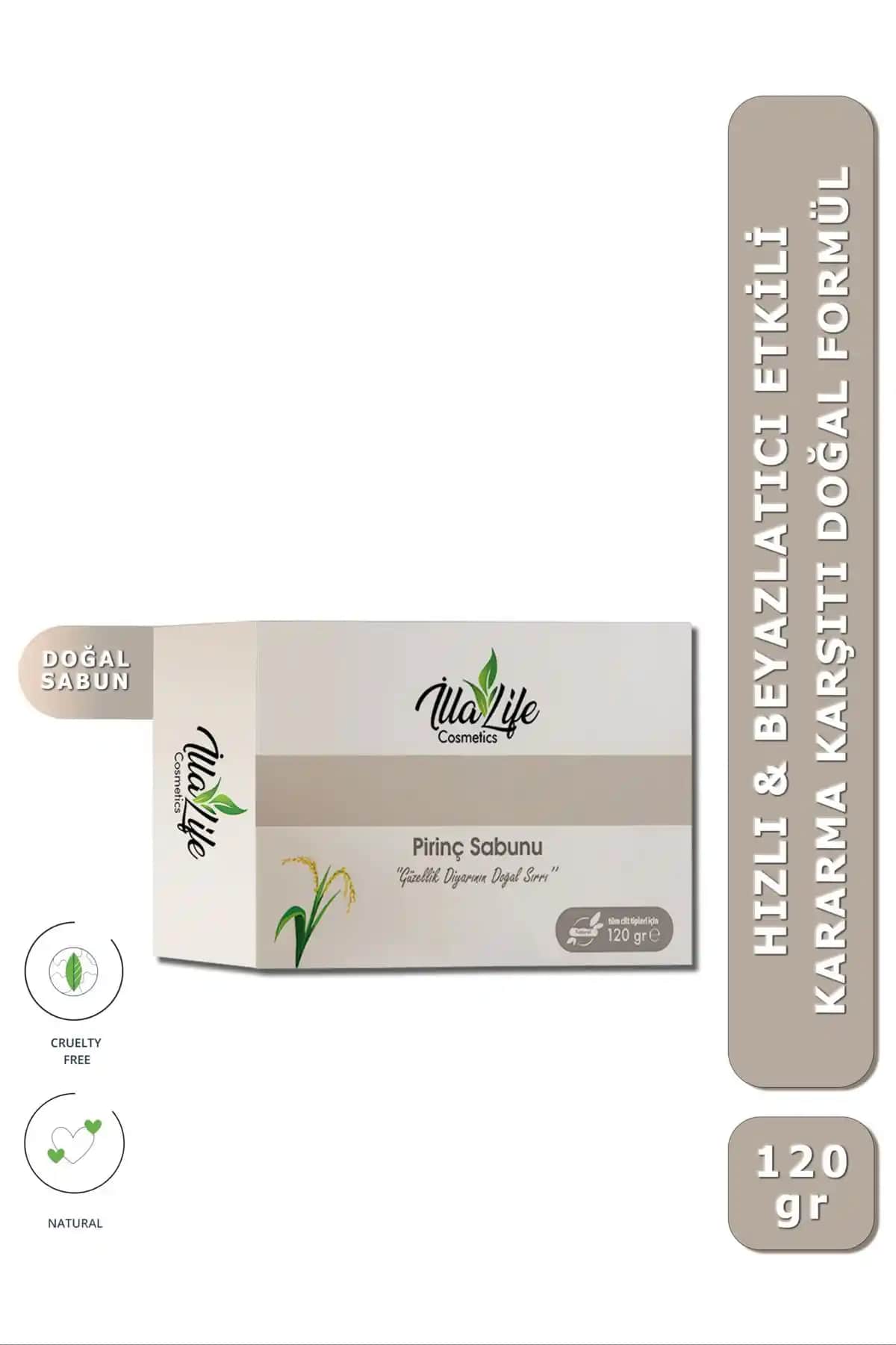 İlla Life Doğal Pirinç Beyazlatıcı Sabunuyla Cilt Temizliği ve Parlaklığı Artırma