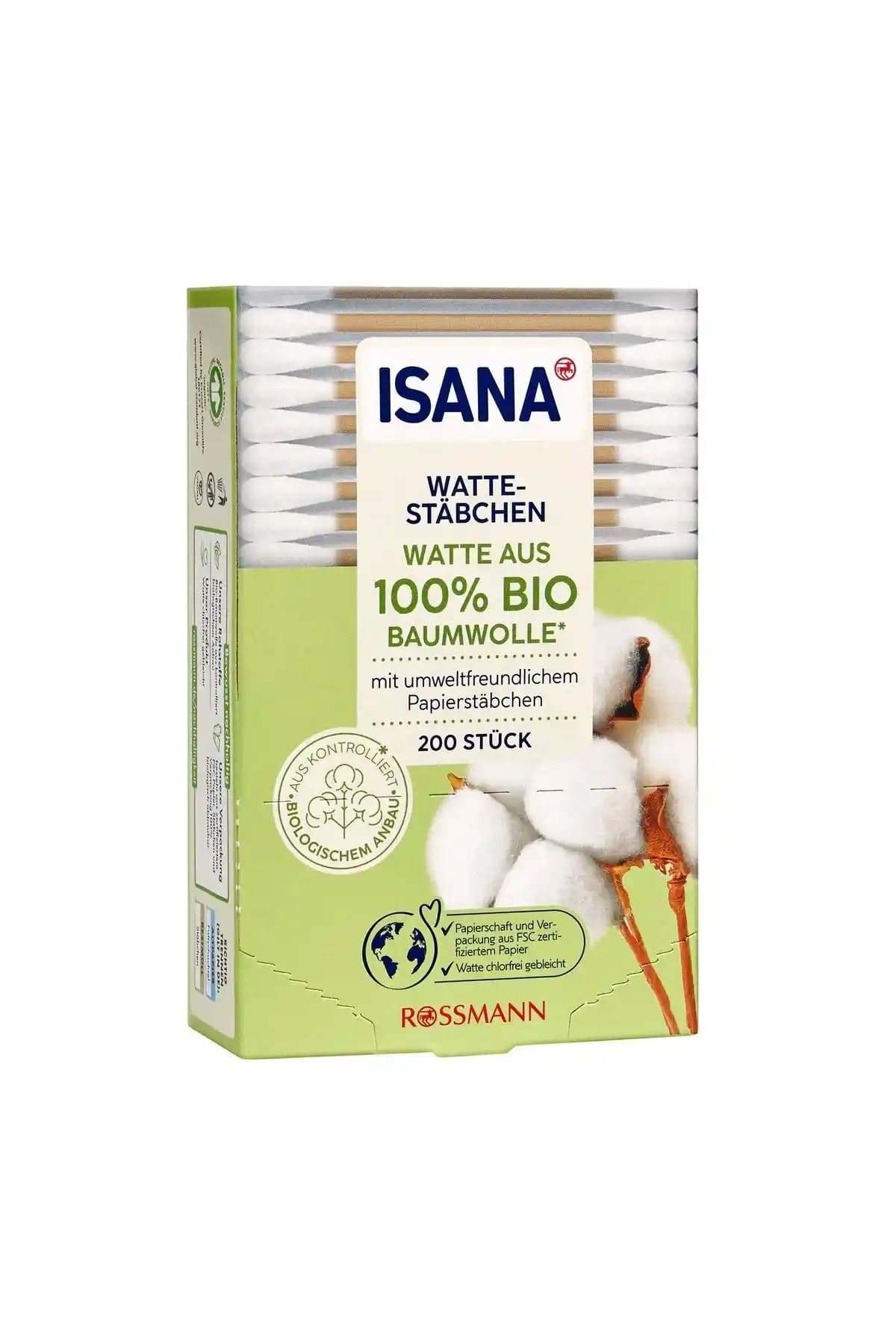 ISANA Bio Organik Kulak Çubuğu: Doğal ve Sürdürülebilir Kulak Temizliği Çözümü