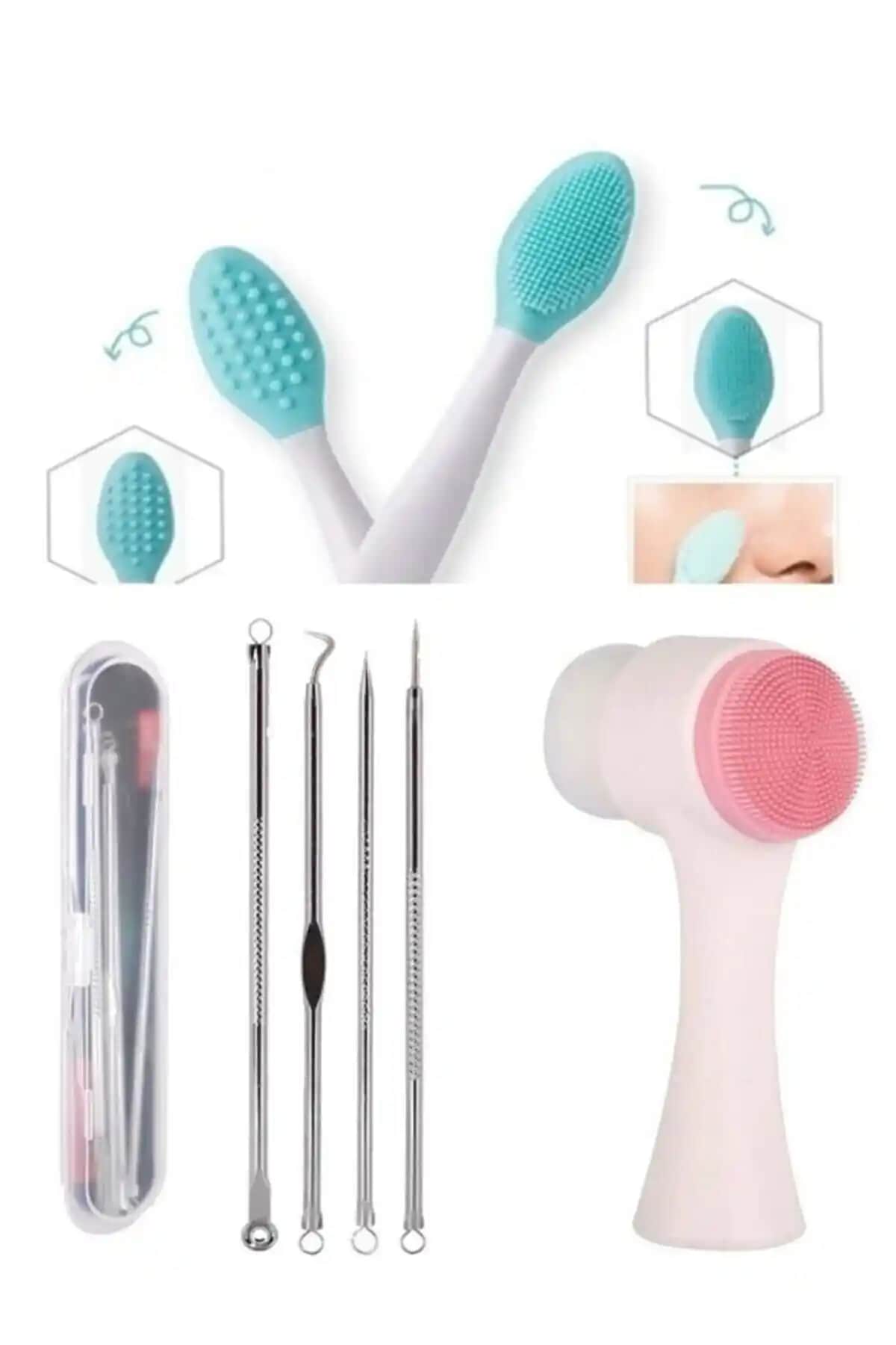 İzla Peeling Fırçası ve Paslanmaz Çelik Komedon Setiyle Cilt Bakımında Yenilikçi Çözümler