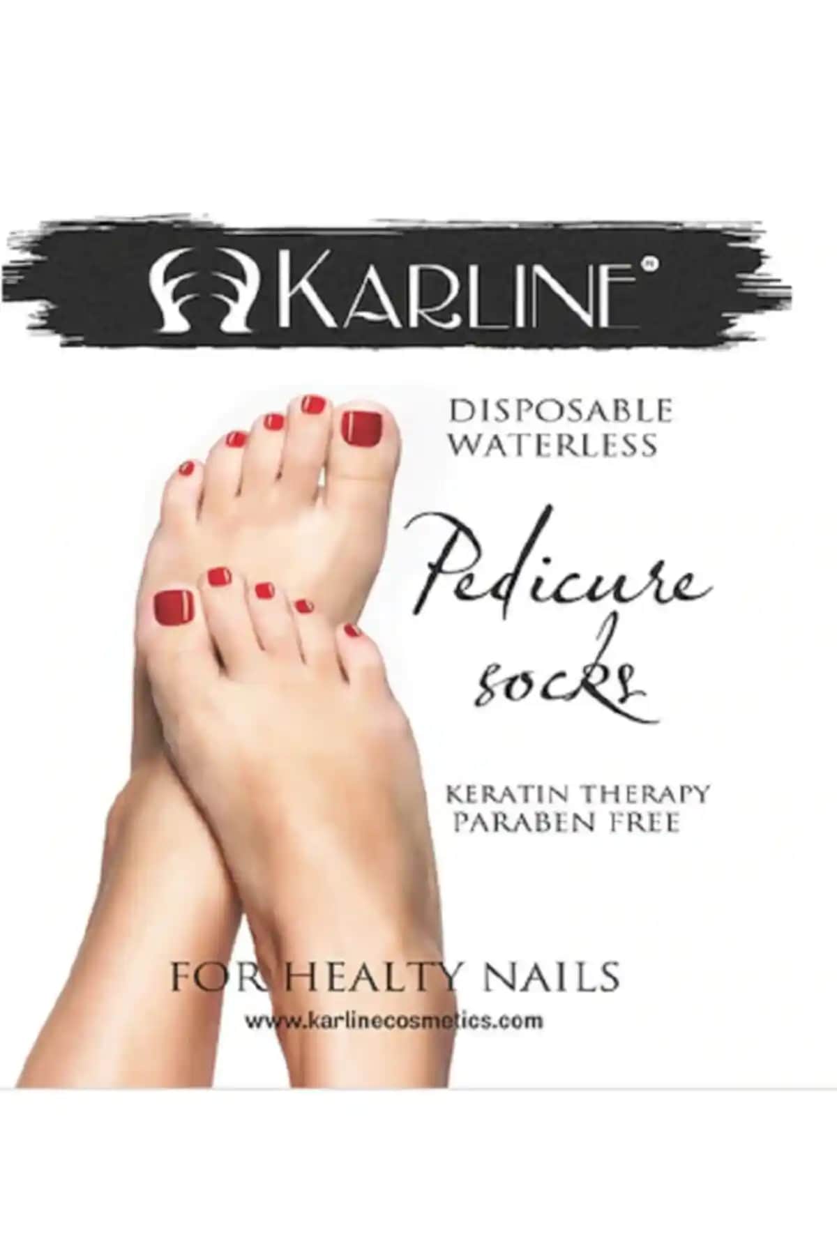 Karline Keratinli Susuz Pedikür ve Bakım Çorabı: Hızlı ve Etkili Ayak Bakımı Çözümü