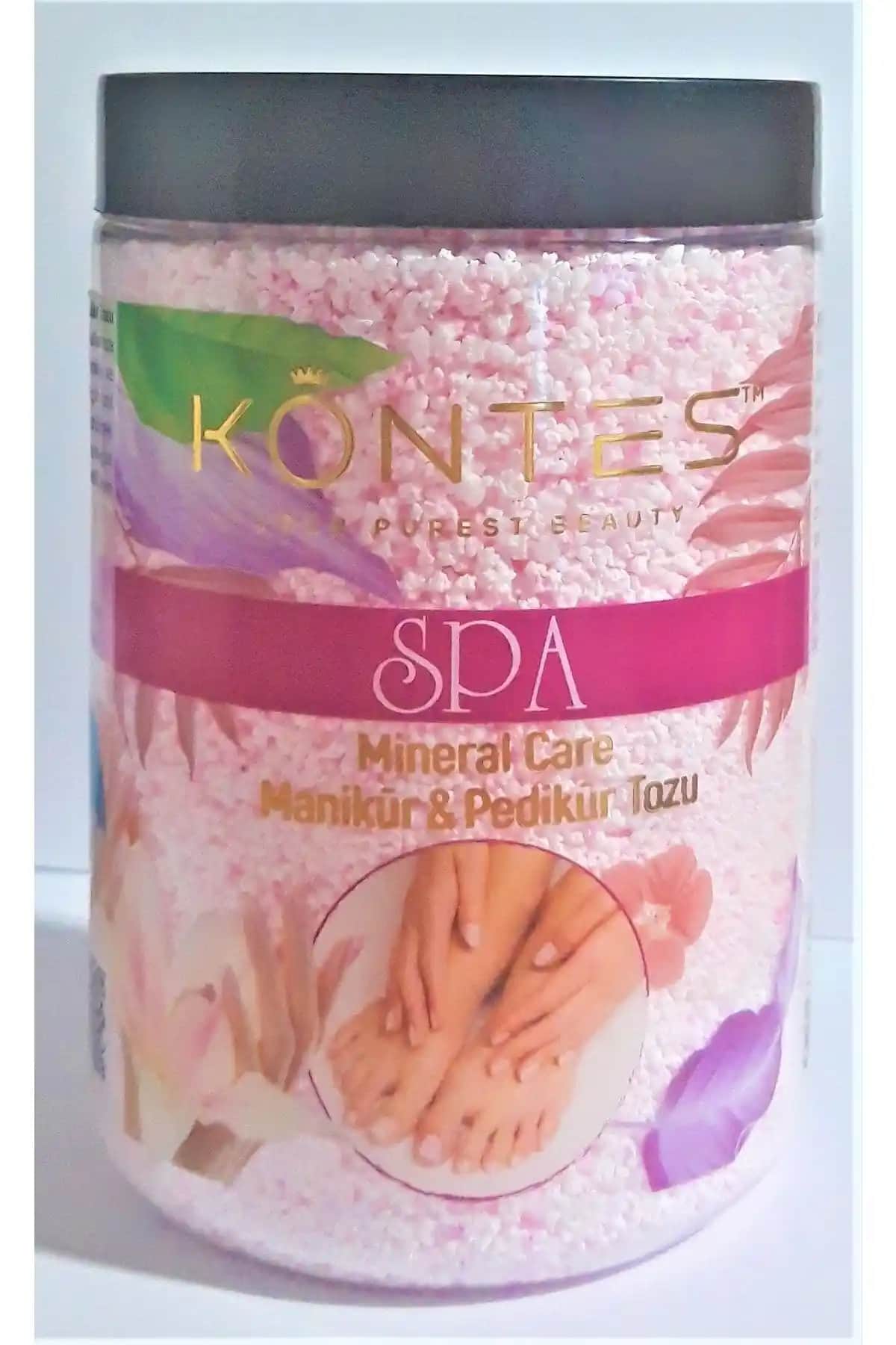 Kontes Spa Mineral Care Manikür Pedikür Tozu 500g Profesyonel ve Ev Kullanımı İçin