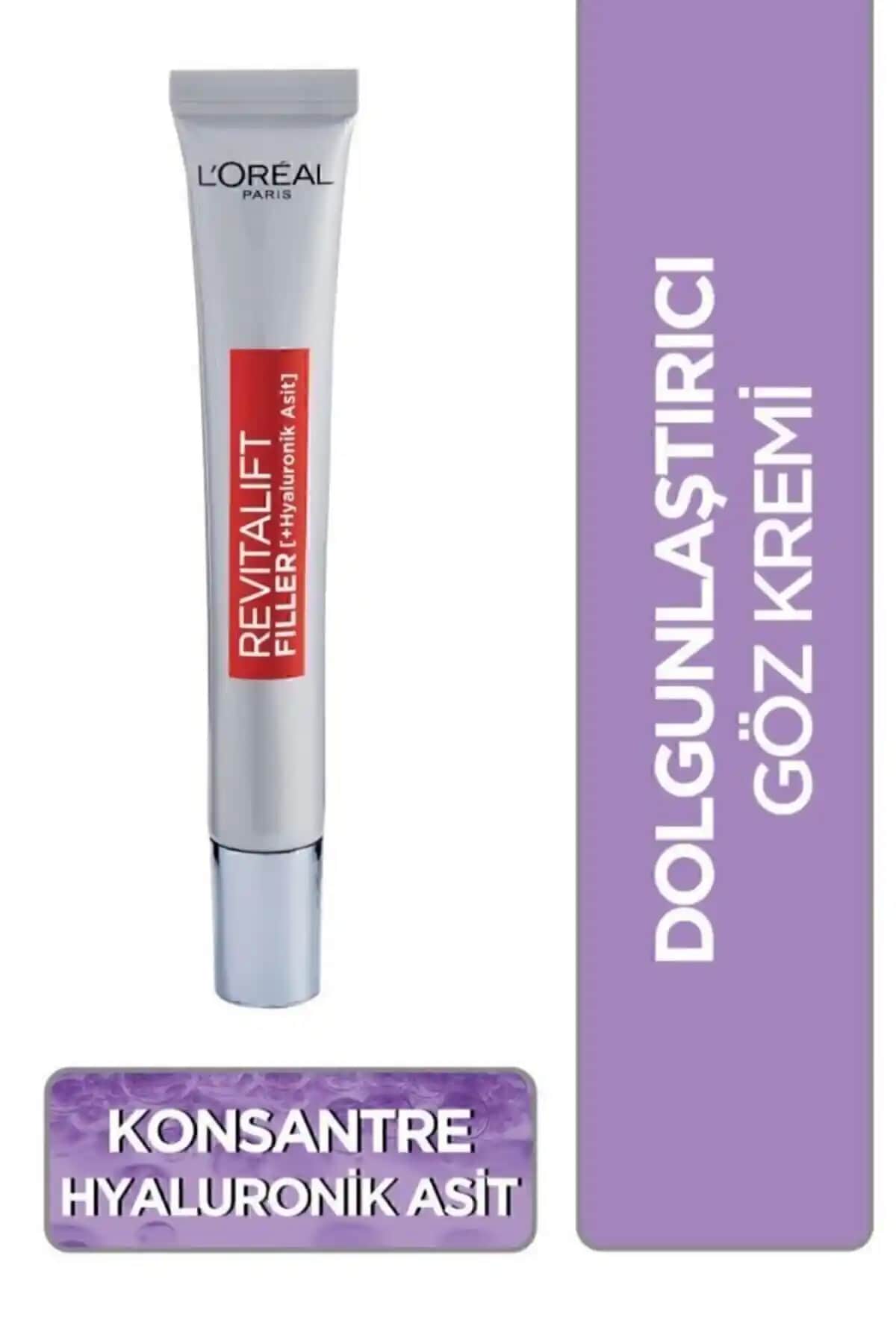 L'Oreal Paris Revitalift Filler Dolgunlaştırıcı Göz Kremi İncelemesi ve Kullanıcı Yorumları