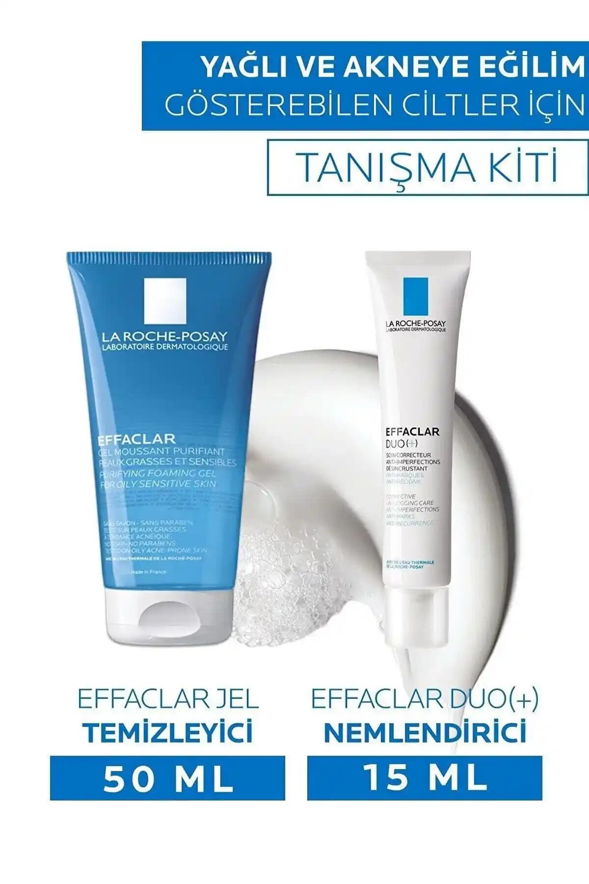 La Roche Posay Effaclar Tanışma Kiti: Yağlı ve Düzensiz Ciltler İçin Etkili Bakım Seti