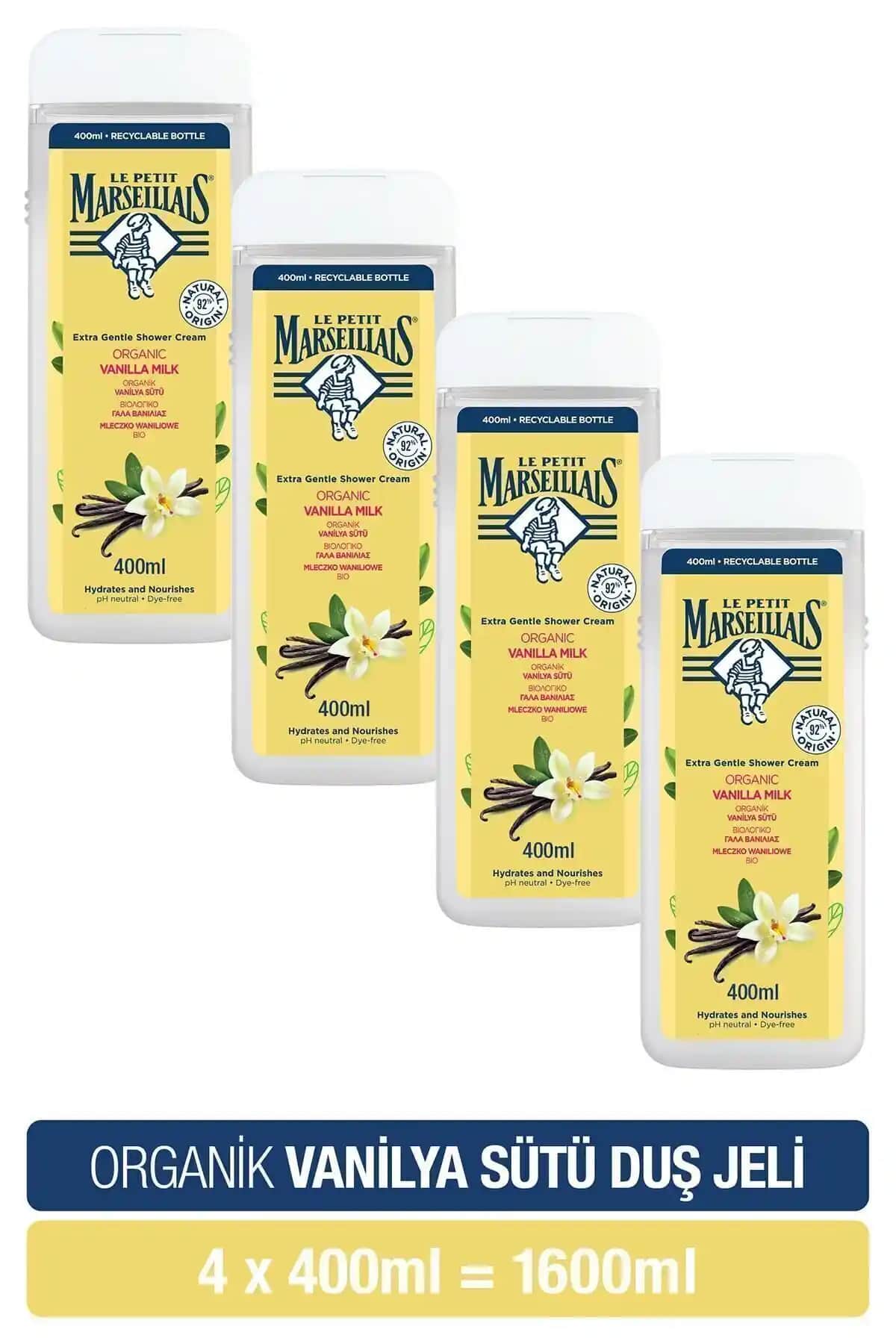 Le Petit Marseillais Vanilya Sütü: Nemlendirici ve Hoş Kokulu Banyo Jeli Özellikleri