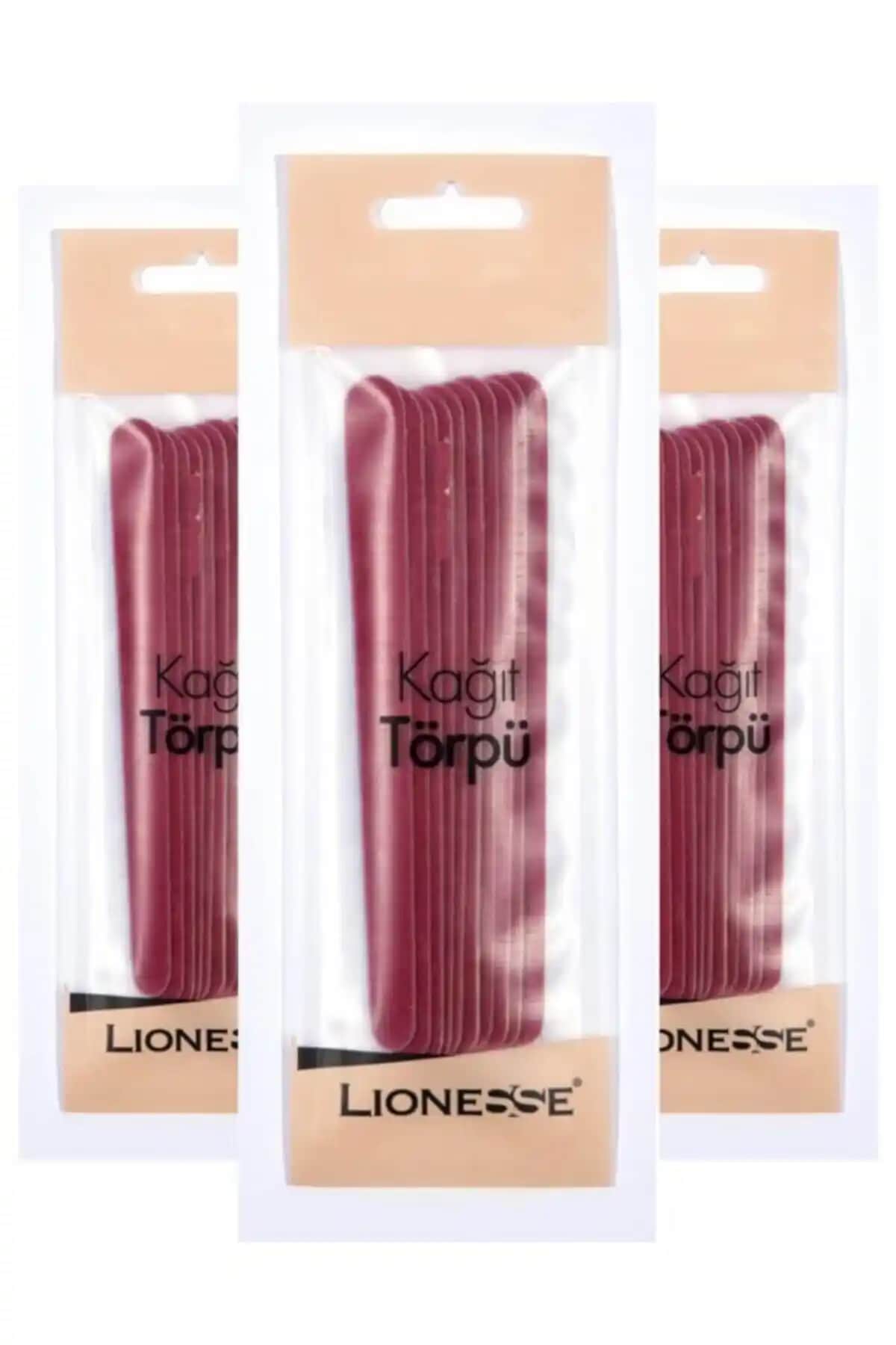 Lionesse Kağıt Törpü Seti 5025 X3: Pratik ve Hijyenik Tırnak Bakım Çözümü