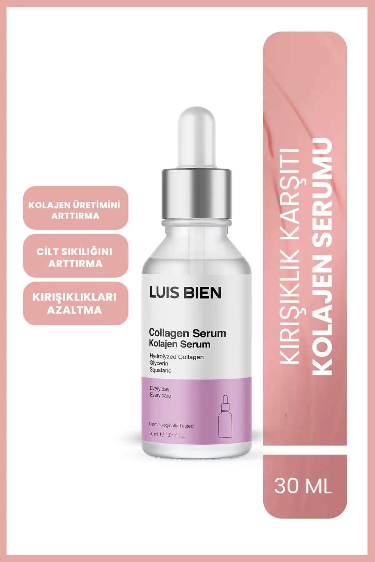 Luis Bien Kolajen Yüz Serumu: Cilt Yenileme ve Anti-Aging Etkileriyle Gözle görülür gençlik