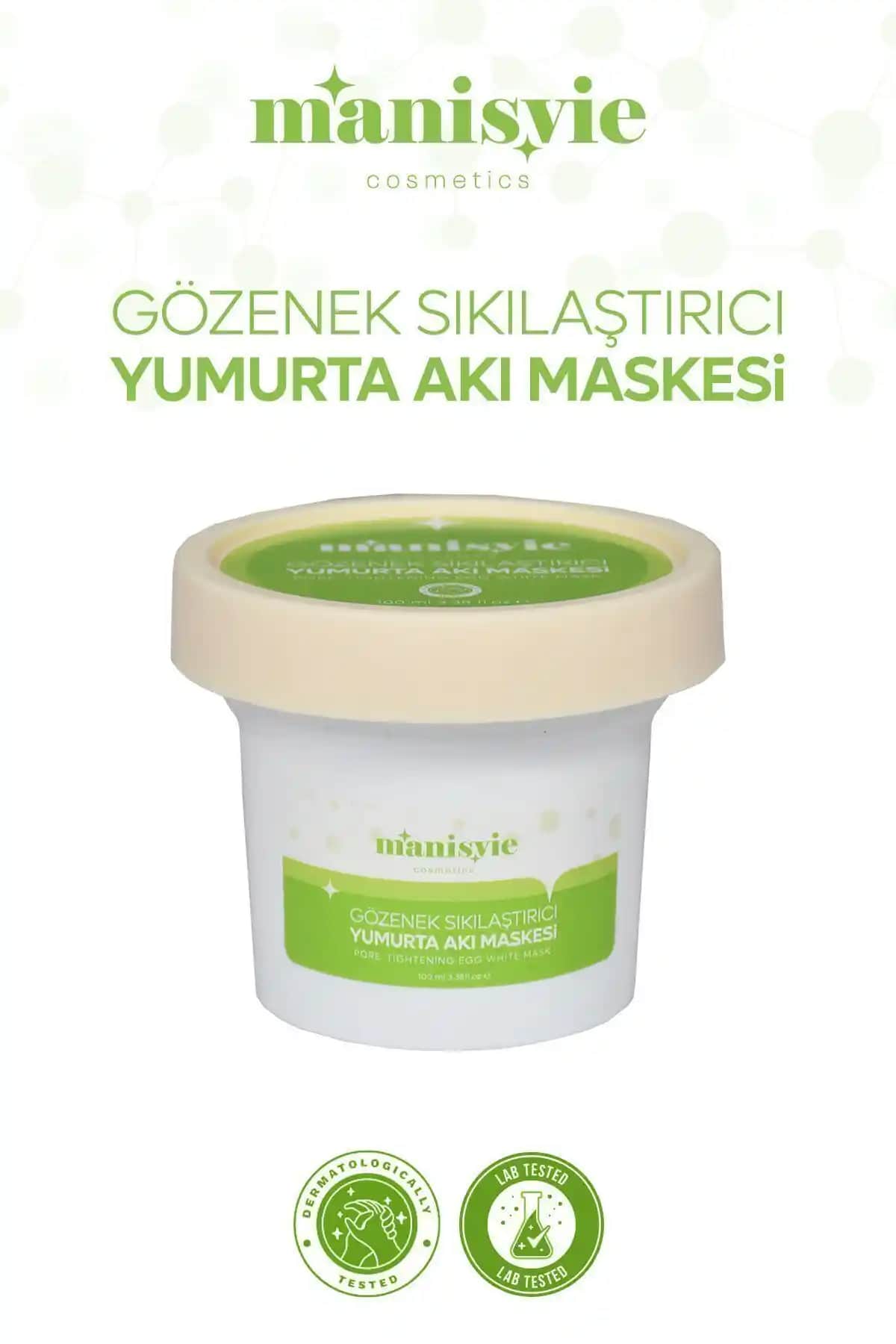 Manisvie Gözenek Sıkılaştırıcı Yumurta Akı Maskesi: Doğal ve Etkili Cilt Bakım Ürünü