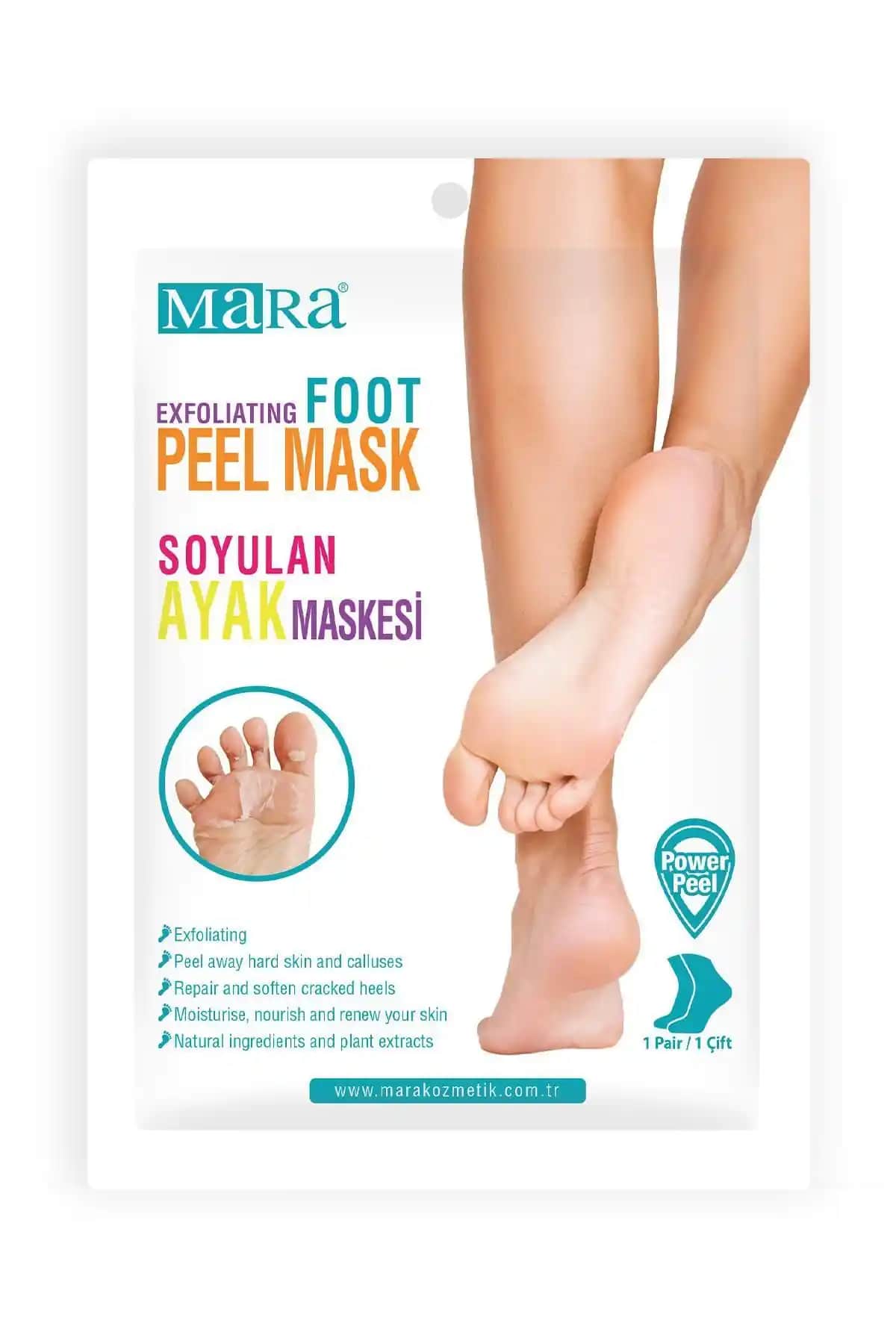Mara Exfoliating Foot Peel Mask: Doğal İçeriklerle Ayak Yenileme ve Yumuşatma Çözümü