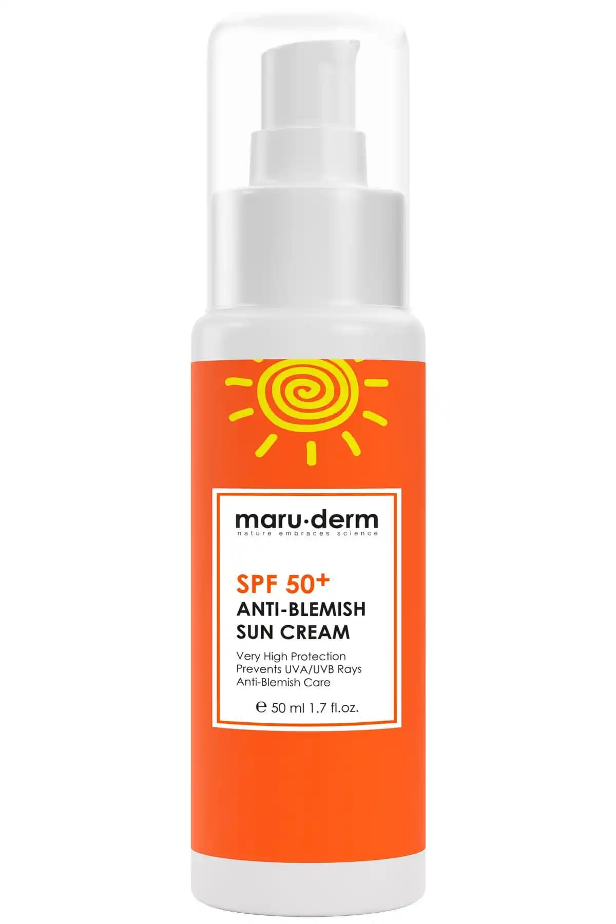 Maru.Derm SPF 50 Leke Karşıtı Güneş Kremi: Yüksek Koruma ve Cilt Bakımı