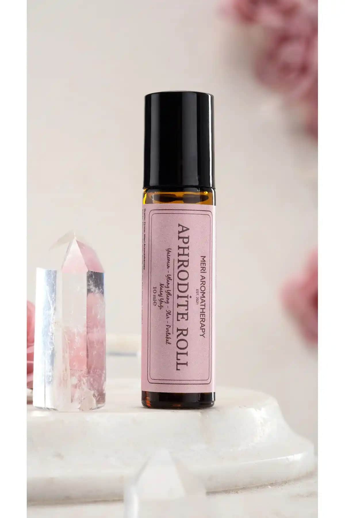 Meri Aromaterapi Aphrodite Roll: Doğal ve Saf Dişil Enerji Destekleyici Parfüm