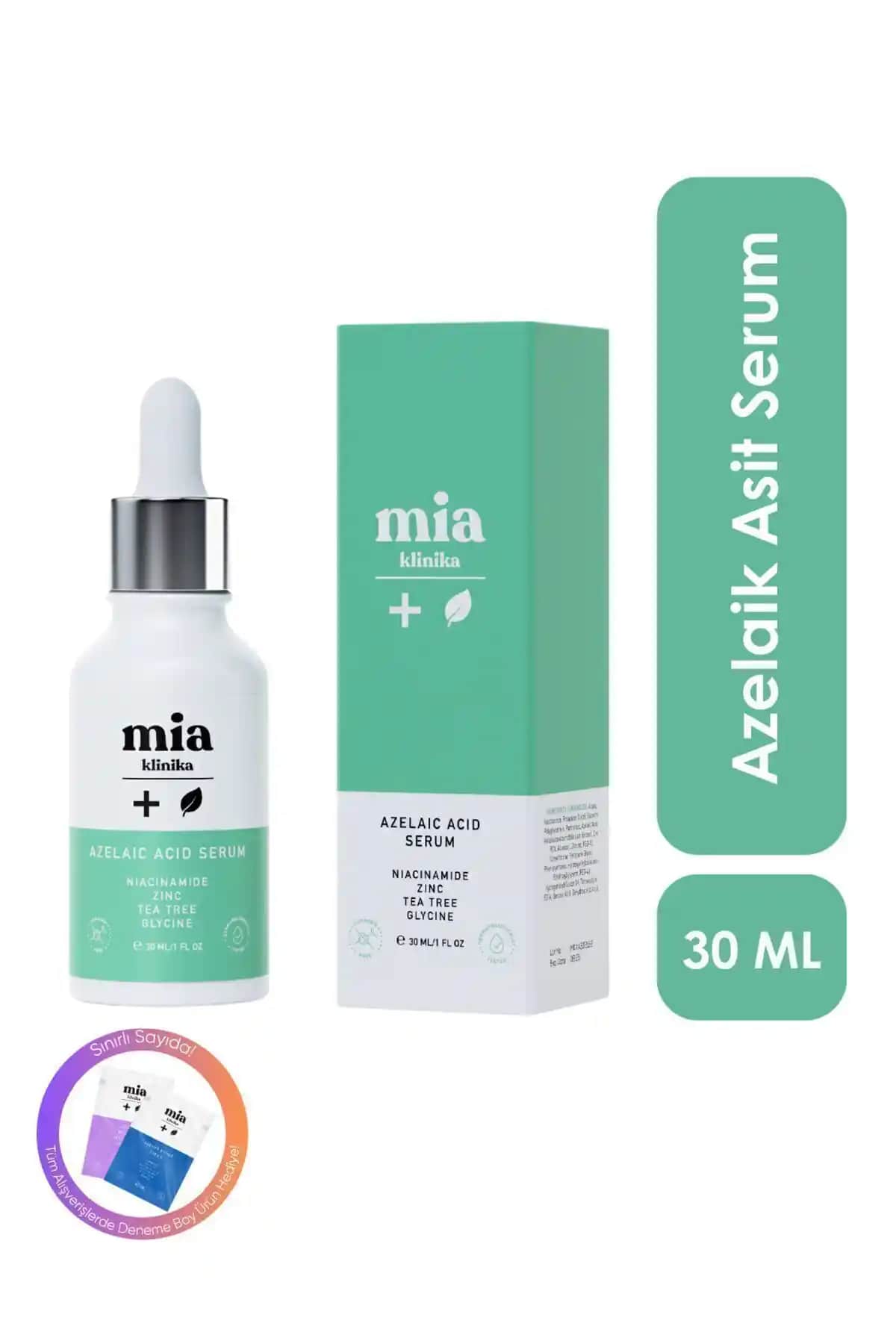 Mia Klinika Azelaik Asit Serumu Hassas ve Sivilceli Ciltler İçin Güvenilir Bakım