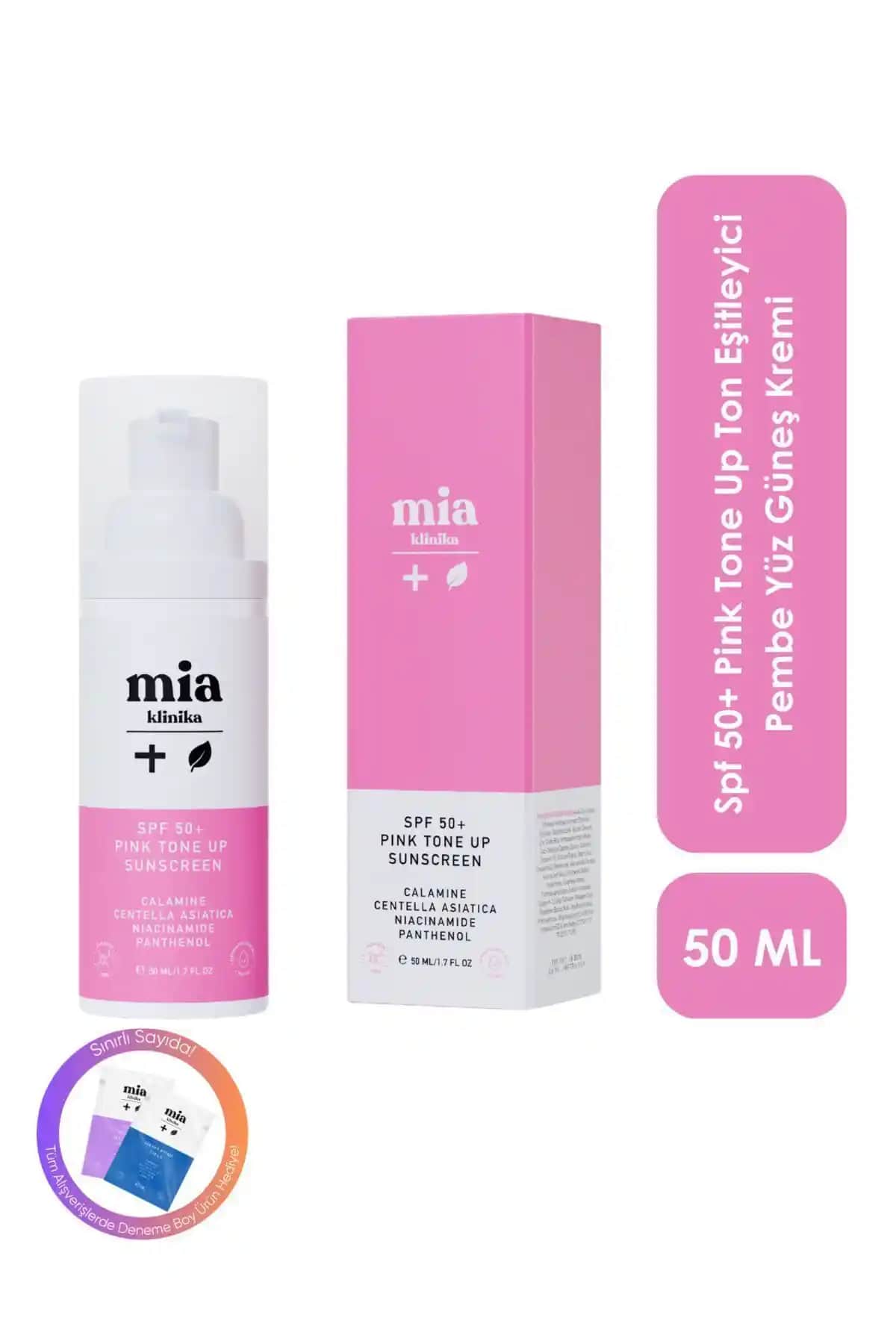 Mia Klinika SPF 50+ Pink Tone Up Ton Eşitleyici Güneş Kremi İncelemesi ve Kullanıcı Yorumları