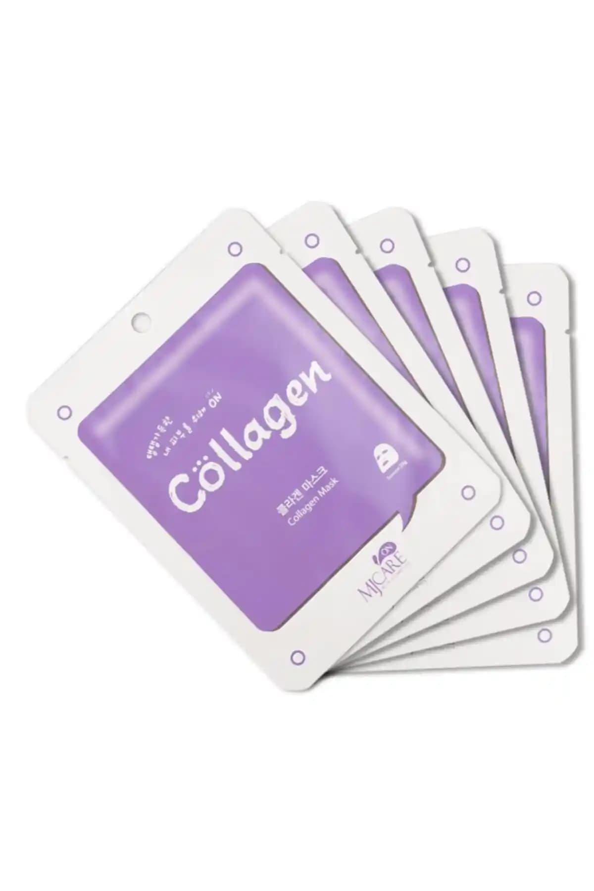 MJcare Kolajen Özlü Yüz Maskesi: Cilt Sağlığını Destekleyen Nemlendirici ve Yaşlanma Karşıtı Ürün