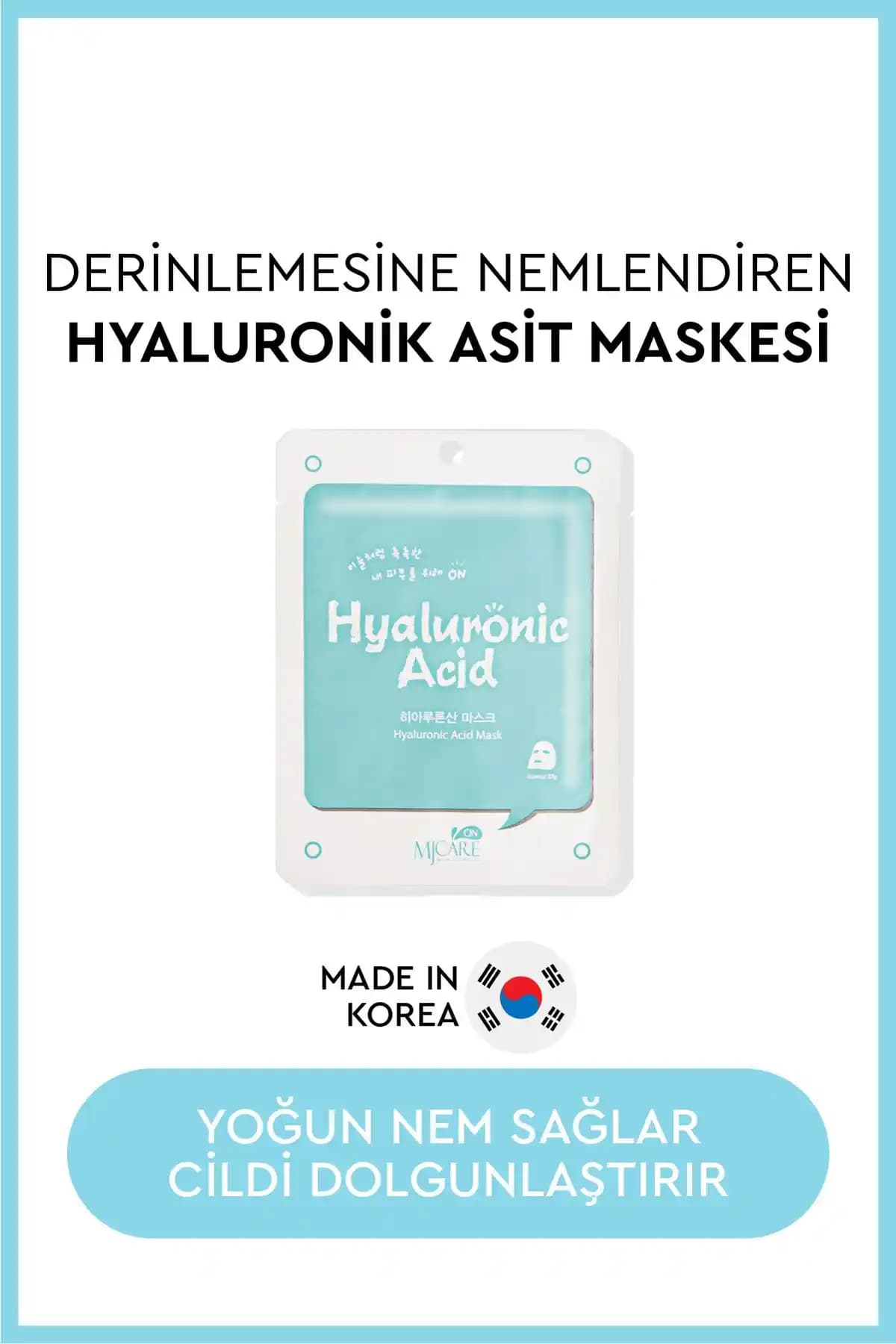 Mjcare On Hyaluronic Acid Mask: Nemlendirici ve Cilt Yenileme Özellikleriyle Gözde Ürün