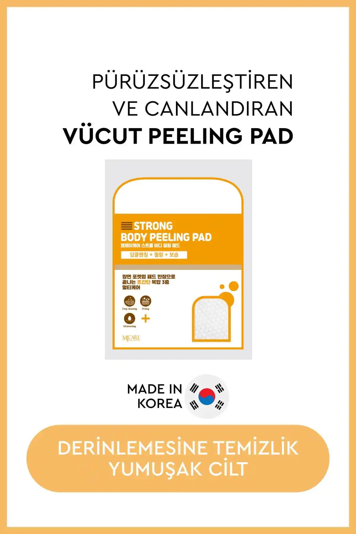 Mjcare Strong Body Peeling Pad: Cilt Temizliği ve Nemlendirme İçin Etkili Çözüm